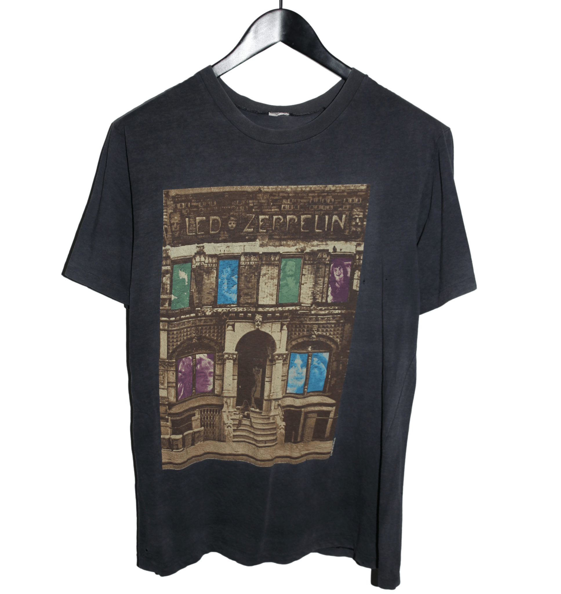 Led Zeppelin 1988 Physical Graffiti Album Shirt - Faded AU