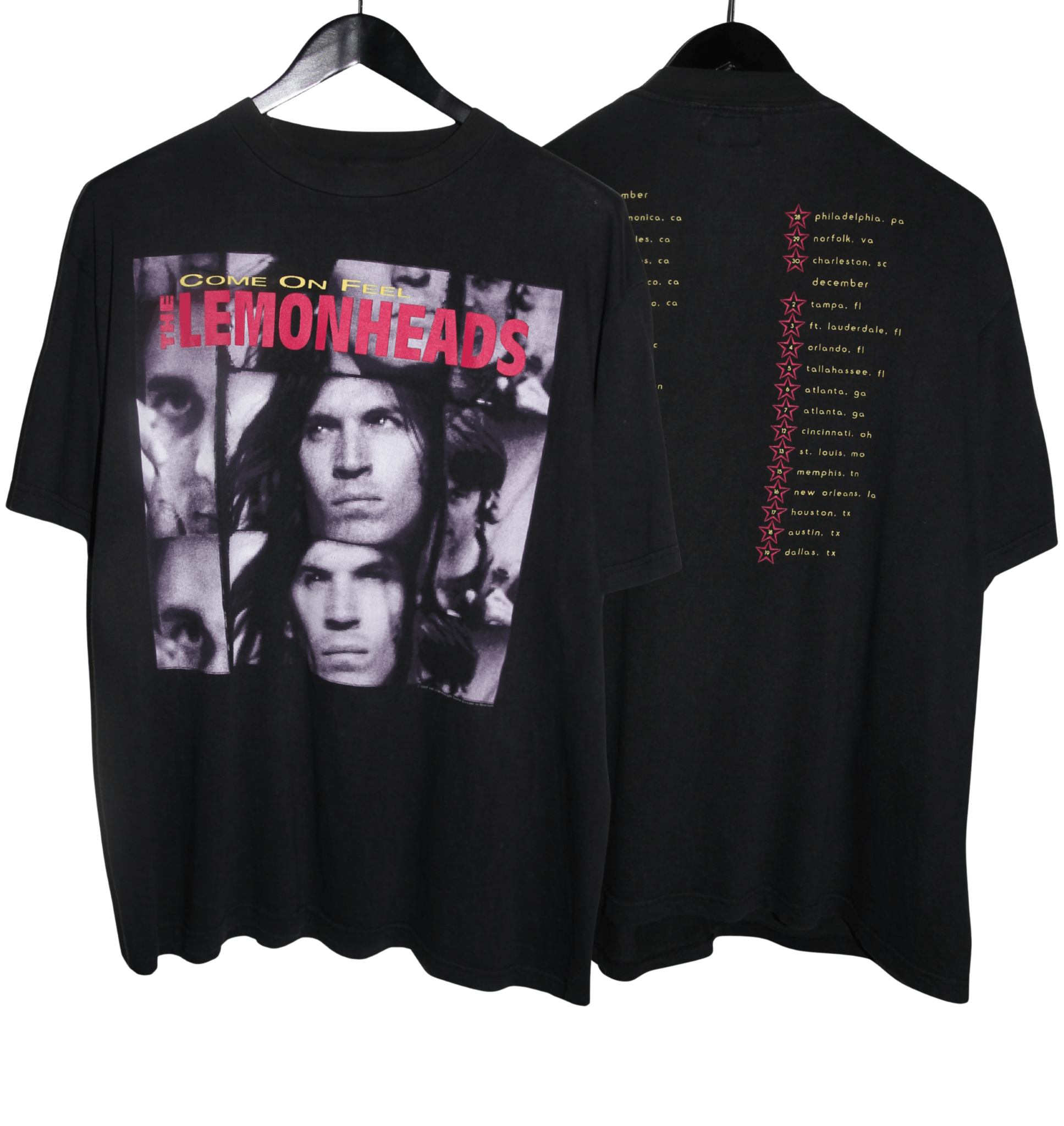 Lemonheads 1993 Come on Feel Tour Shirt - Faded AU