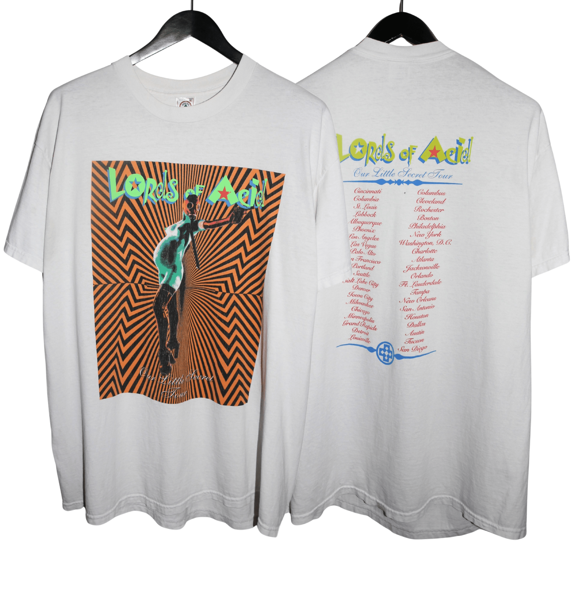 Lords of Acid 1997 Our Little Secret Tour Shirt - Faded AU