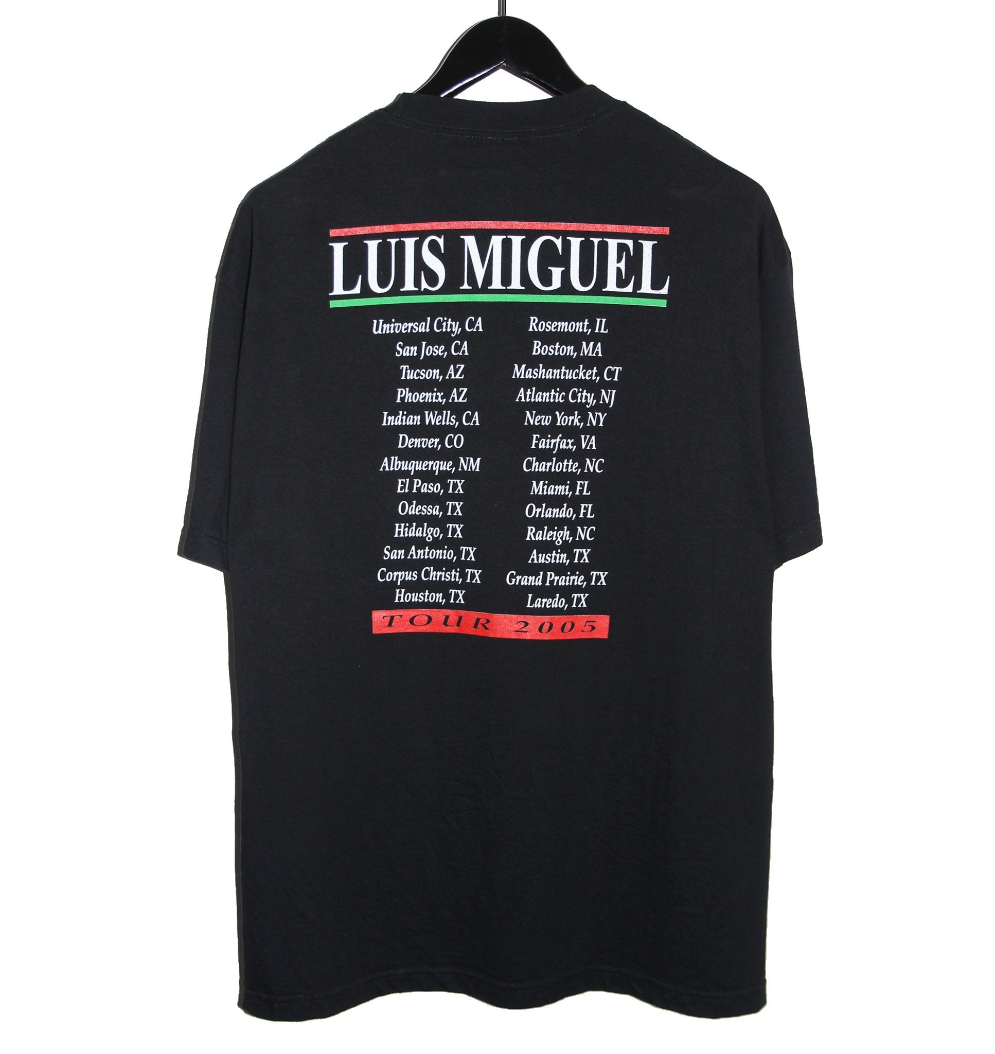 Luis Miguel 2005 Tour Shirt - Faded AU