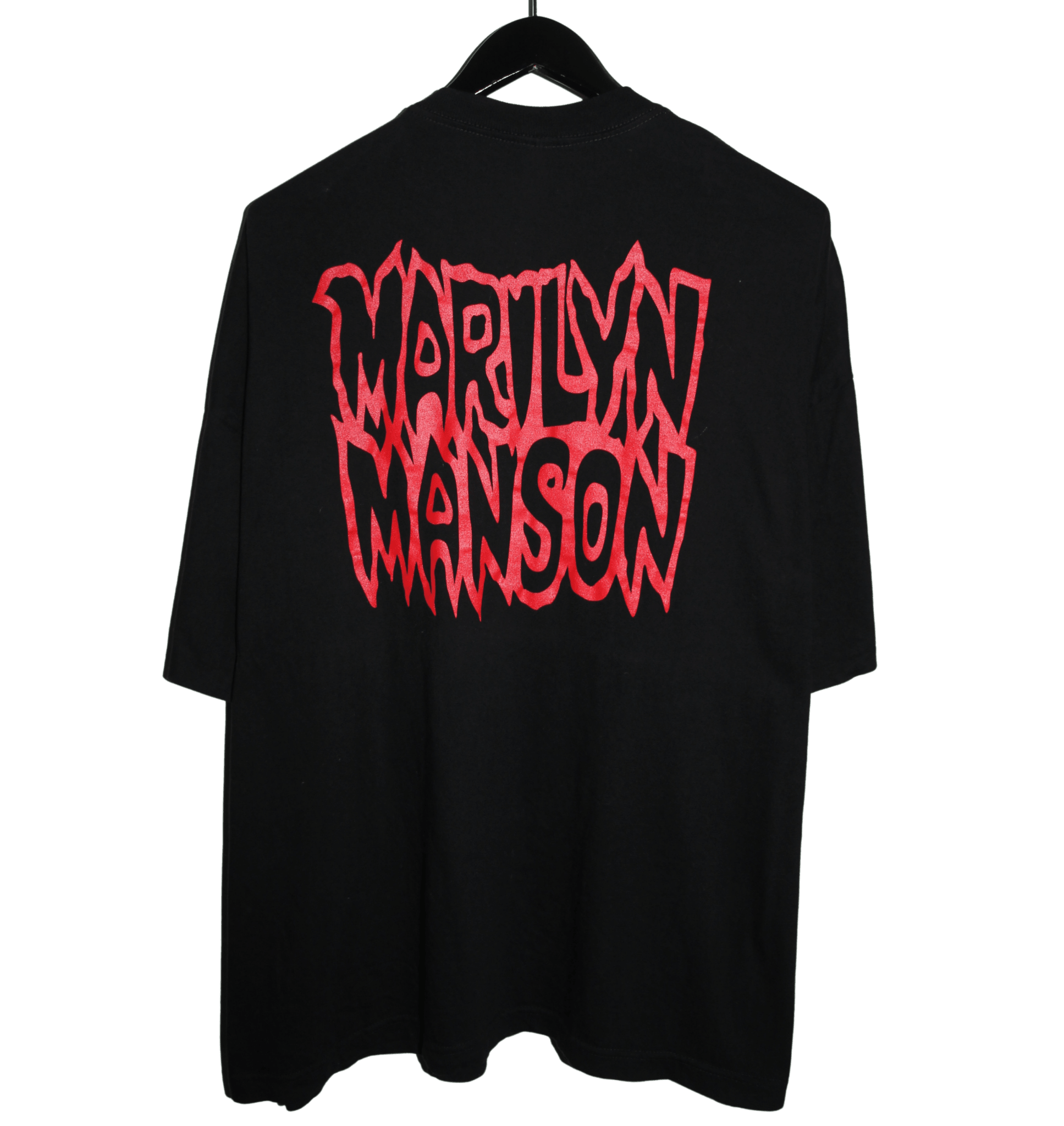 Marilyn Manson 1994 Satanic Army Satan's Bakesale Shirt - Faded AU