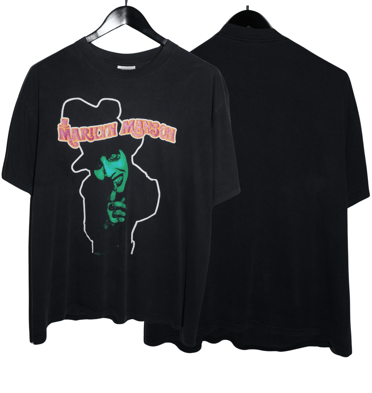 Marilyn Manson 1995 Dope Fiend Shirt - Faded AU