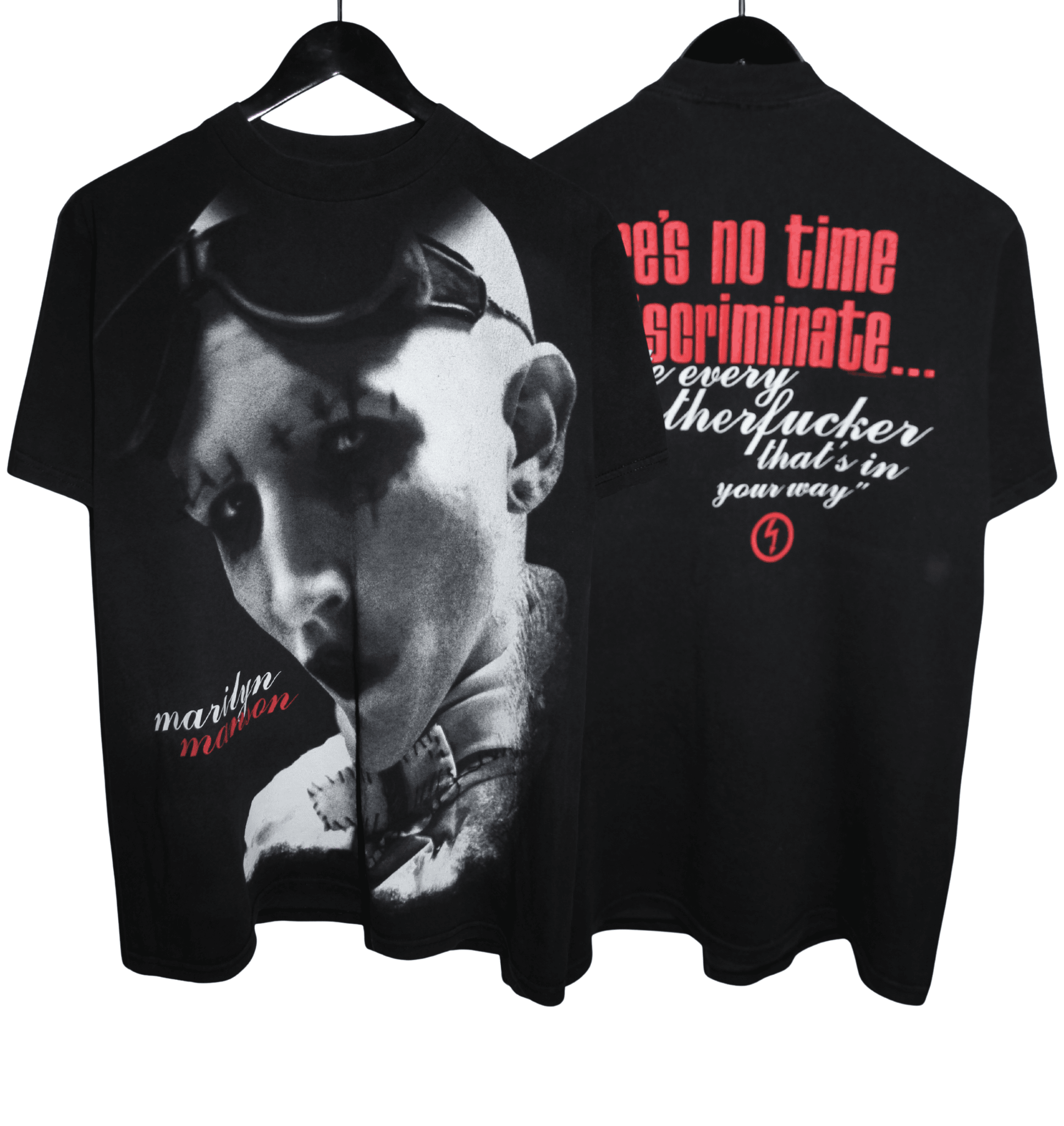 Marilyn Manson 1997 Discriminate Shirt - Faded AU