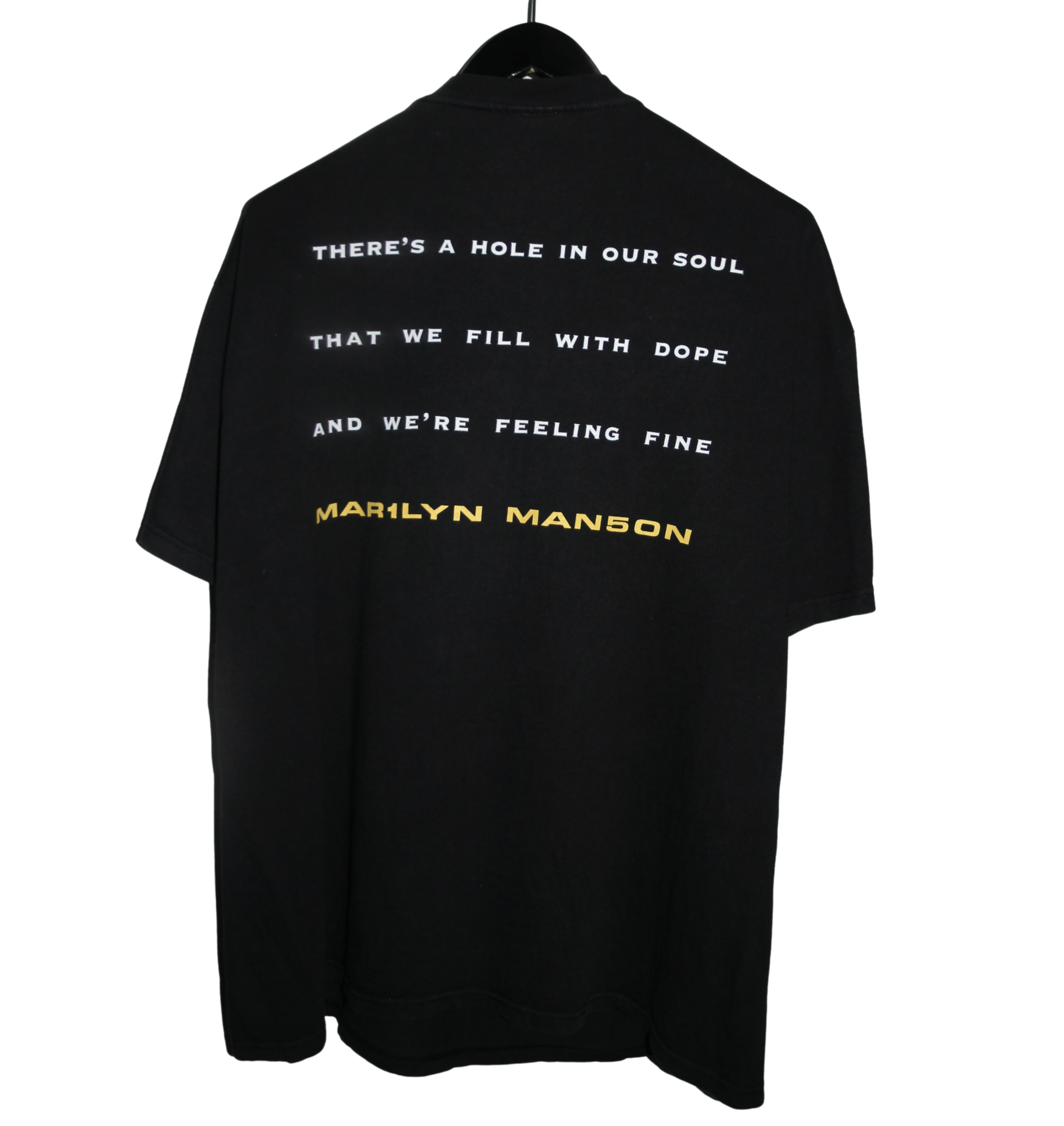 Marilyn Manson 1998 The Dope Show Shirt - Faded AU