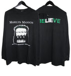 Marilyn Manson 90's Believe Long Sleeve - Faded AU
