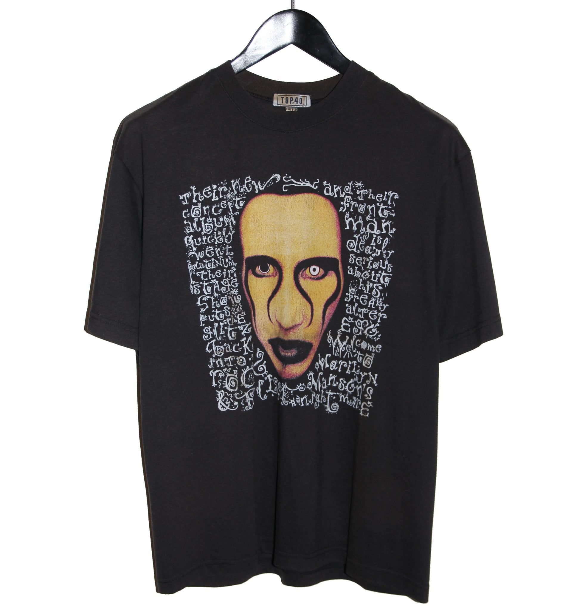 Marilyn Manson 90's Bootleg Shirt - Faded AU