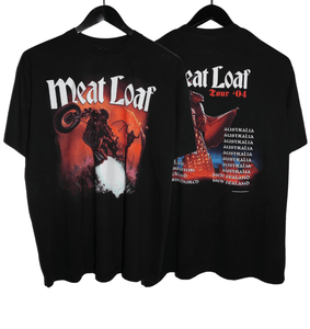 Meat Loaf 2004 Legacy Australian Tour Shirt - Faded AU