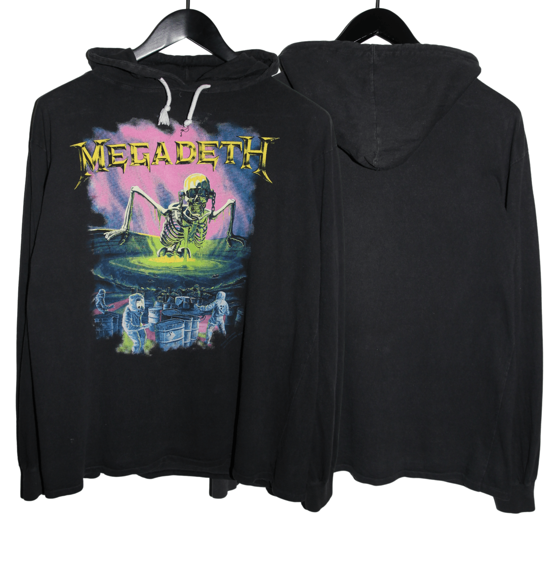 Megadeth 1989 Contaminated Hoodie - Faded AU
