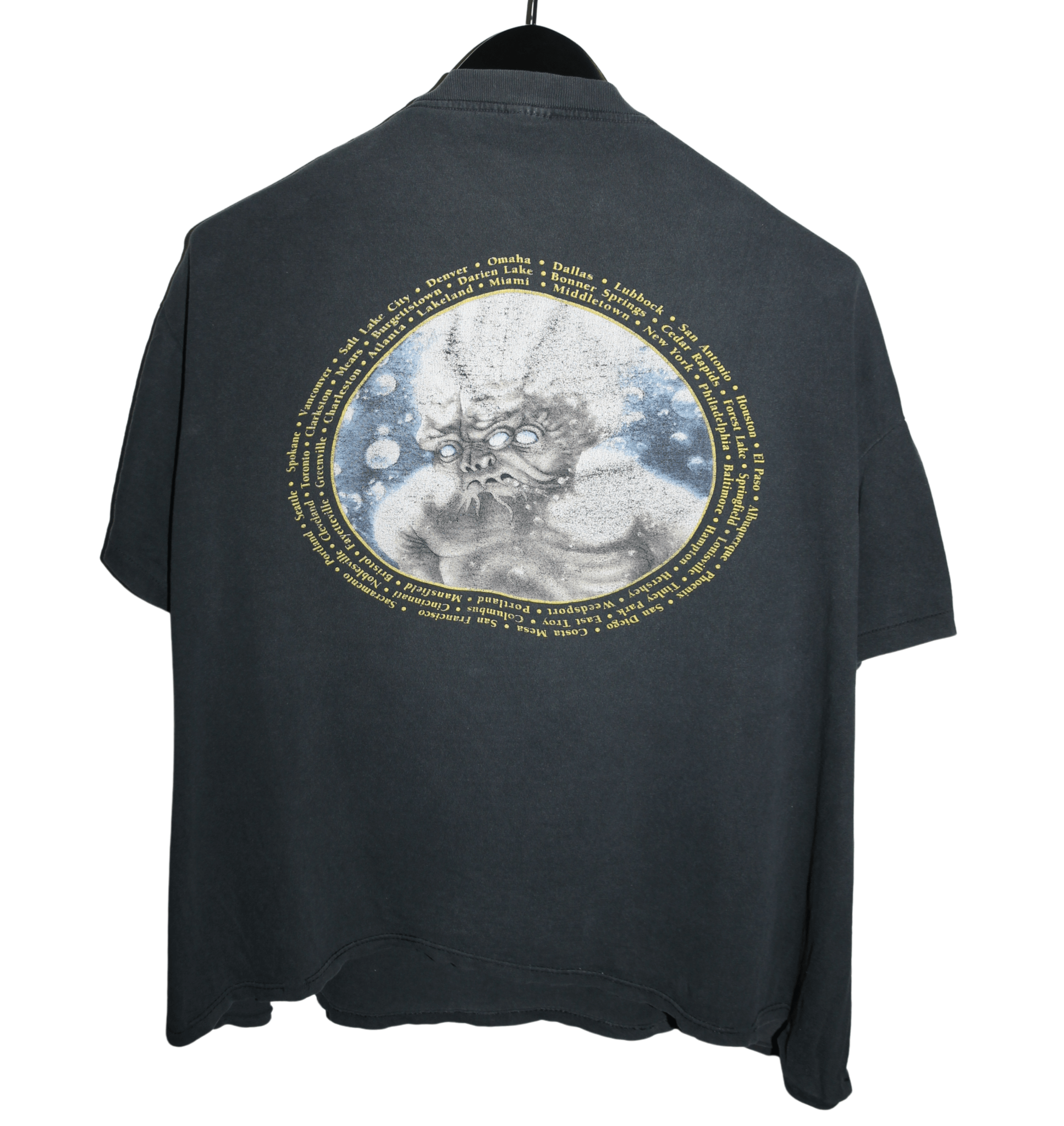Megadeth 1991 Hangar 18 Tour Shirt - Faded AU