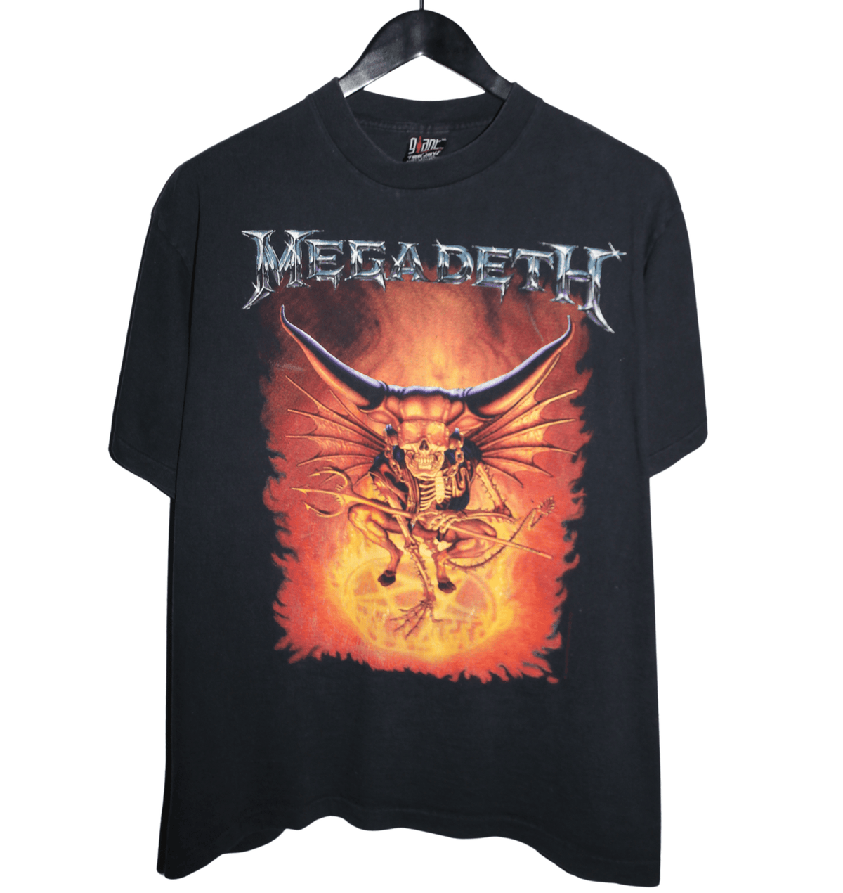Megadeth 1992 Countdown To Extinction Tour Shirt - Faded AU