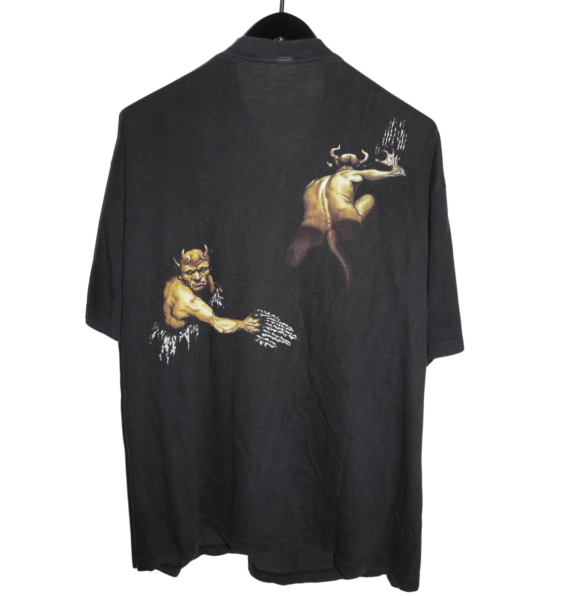 Megadeth 1992 Shirt Vic Goes To Hell Shirt - Faded AU