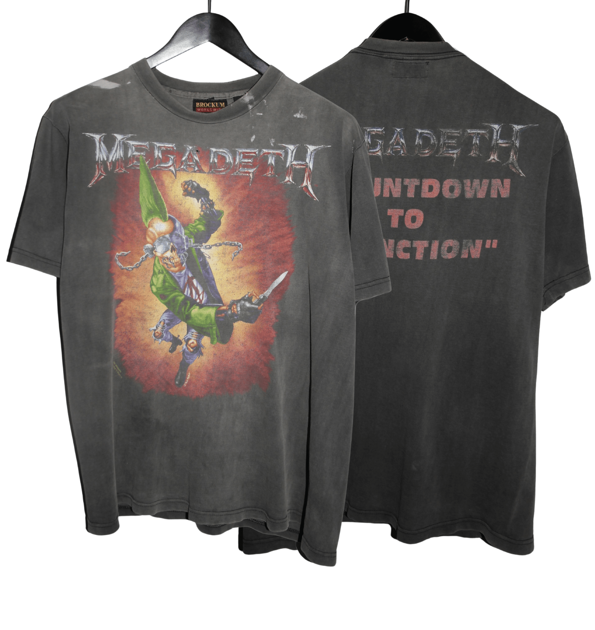 Megadeth 1993 Countdown To Extinction Shirt - Faded AU