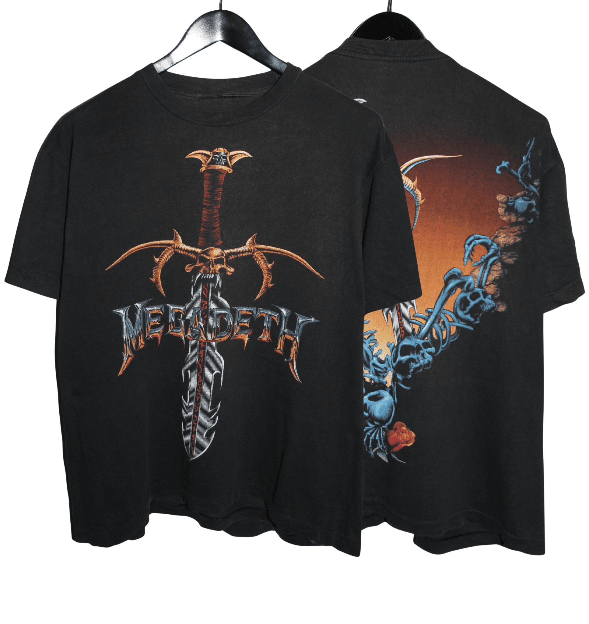 Megadeth 90's Sword Shirt - Faded AU
