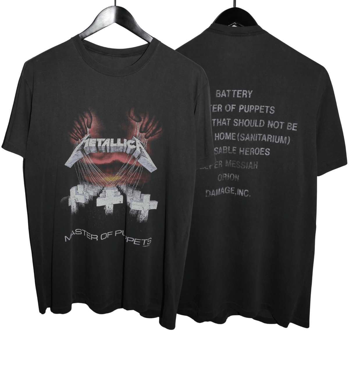 Metallica 1987 Master of Puppets Shirt - Faded AU