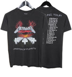 Metallica 1987 Master of Puppets Tour Shirt - Faded AU