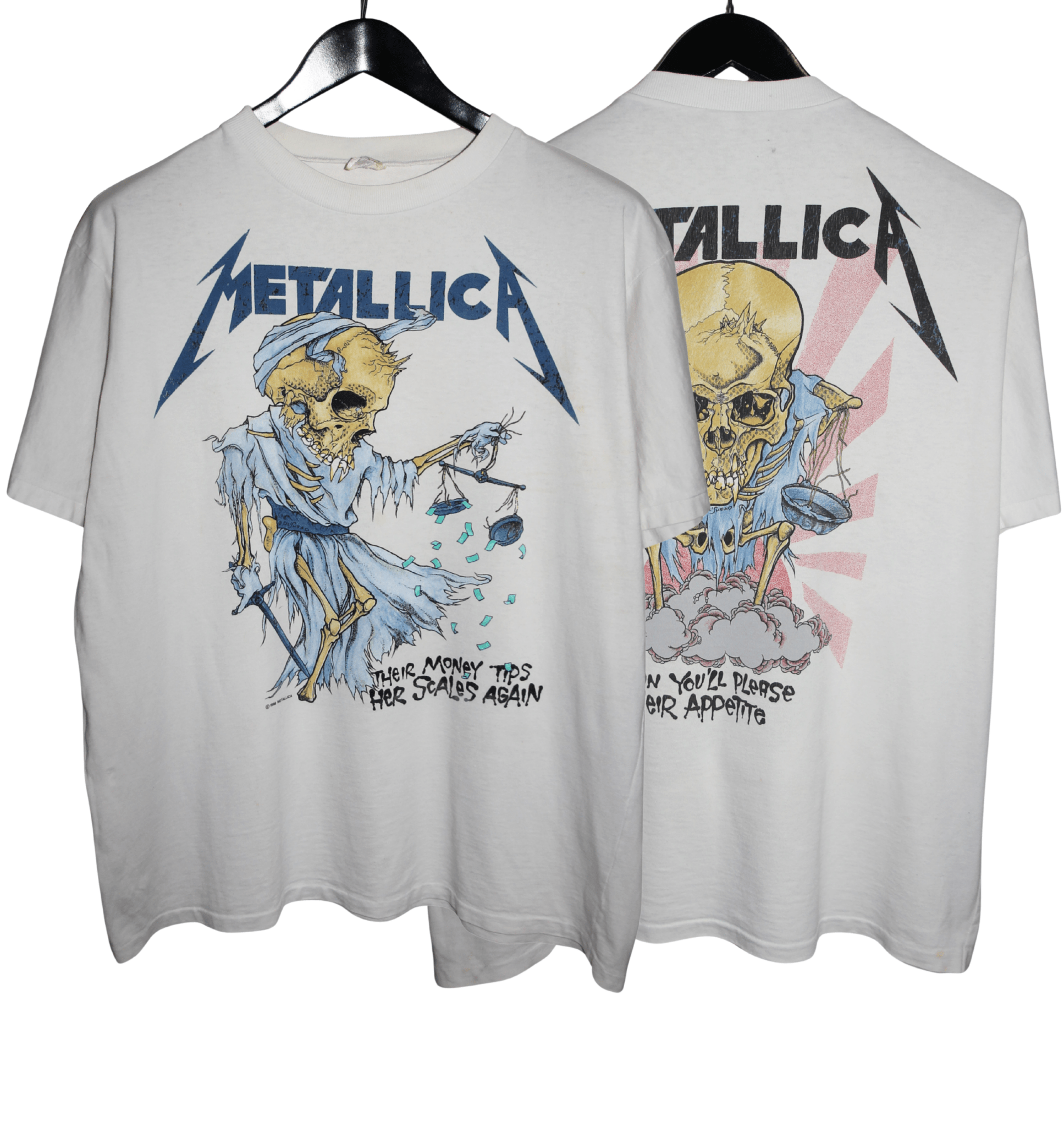 Metallica 1988 Pushead Doris Shirt - Faded AU