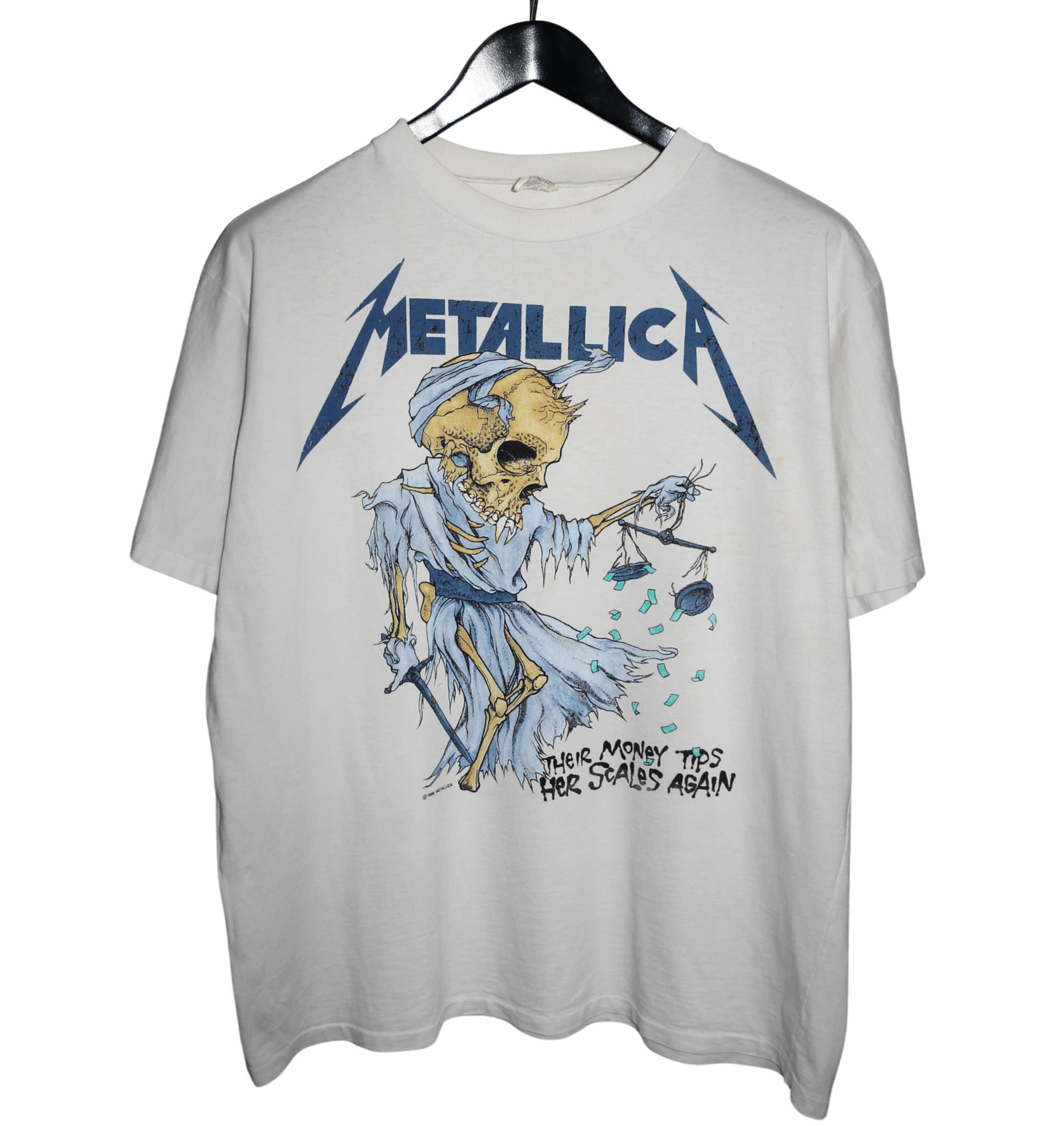 Metallica 1988 Pushead Doris Shirt - Faded AU