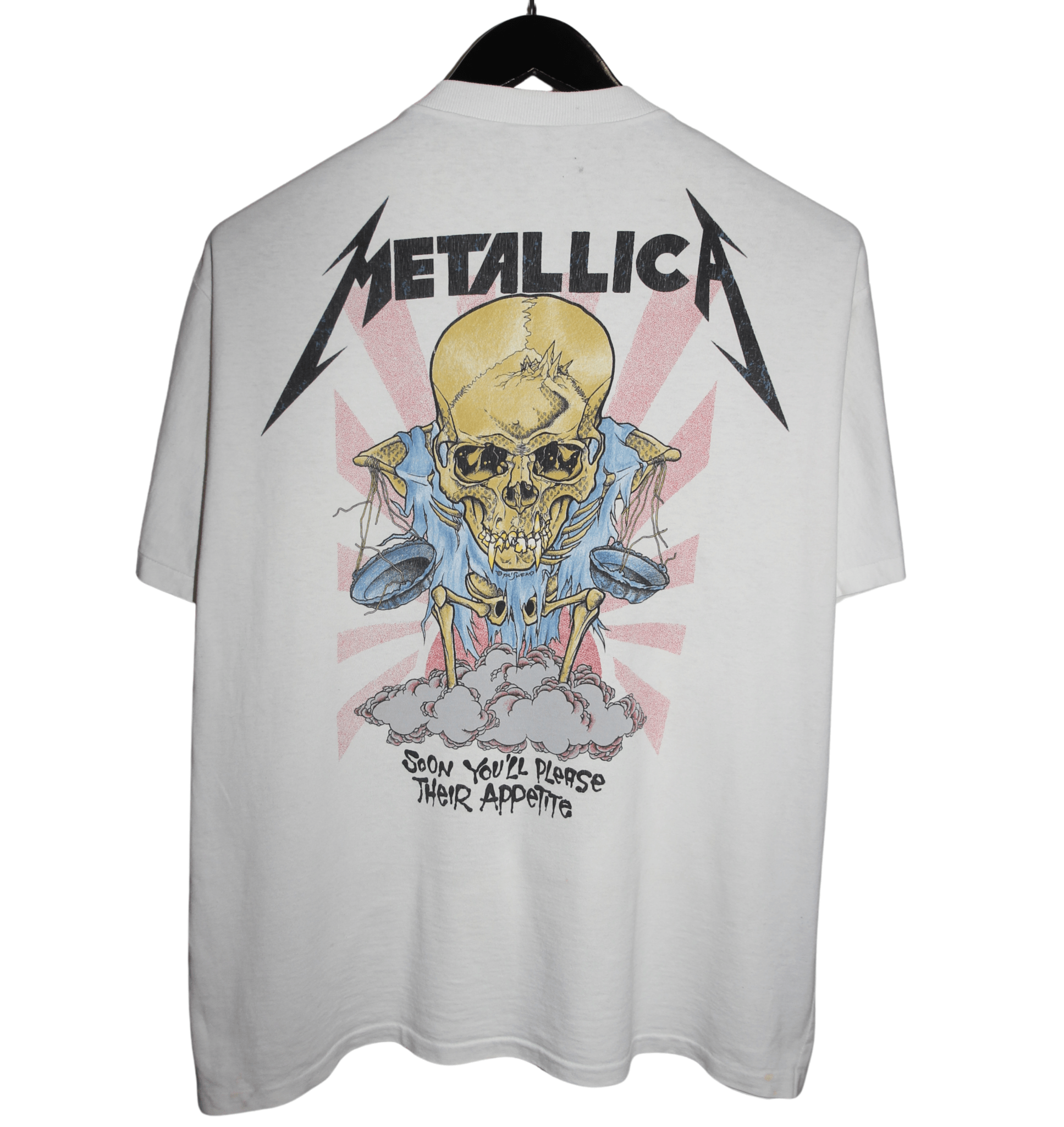 Metallica 1988 Pushead Doris Shirt - Faded AU