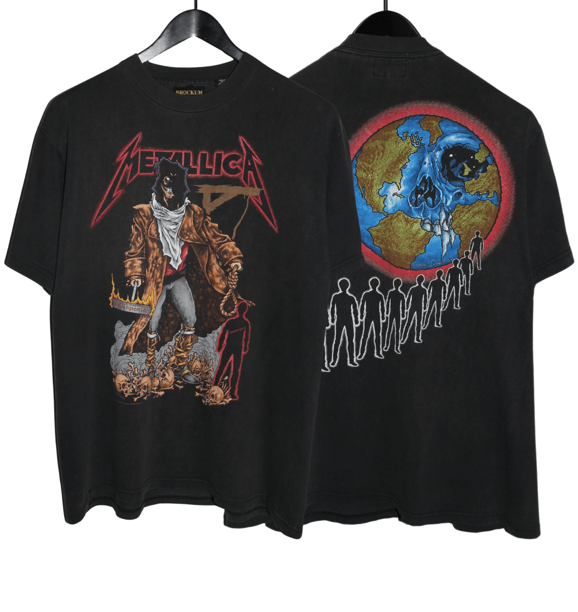 Metallica 1992 Pushead Unforgiven Shirt - Faded AU