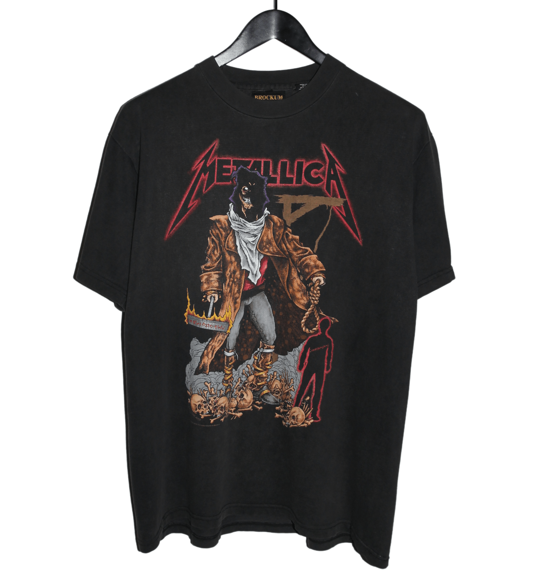 Metallica 1992 Pushead Unforgiven Shirt - Faded AU