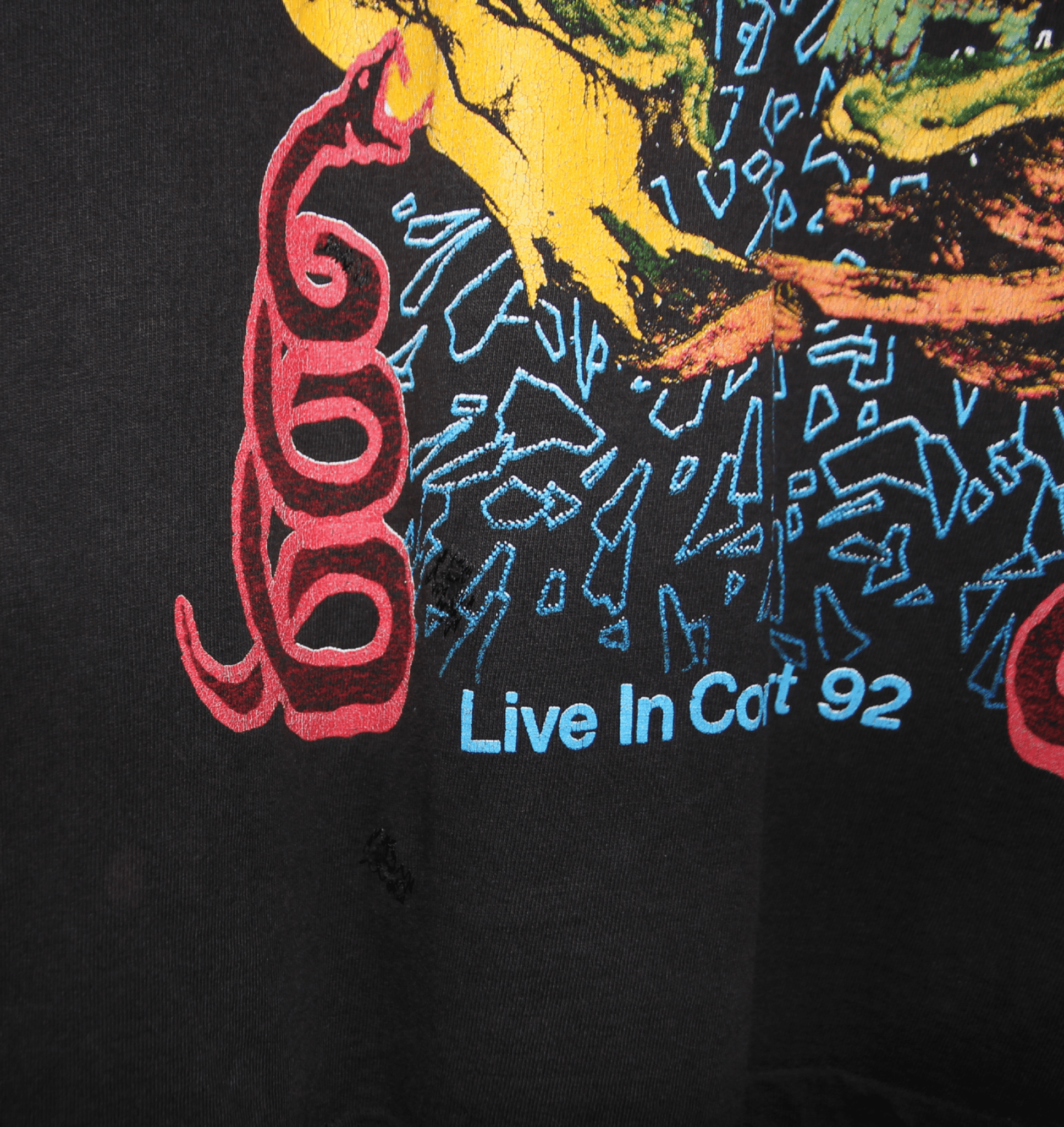 Metallica 1992 Sad But True Tour Shirt - Faded AU