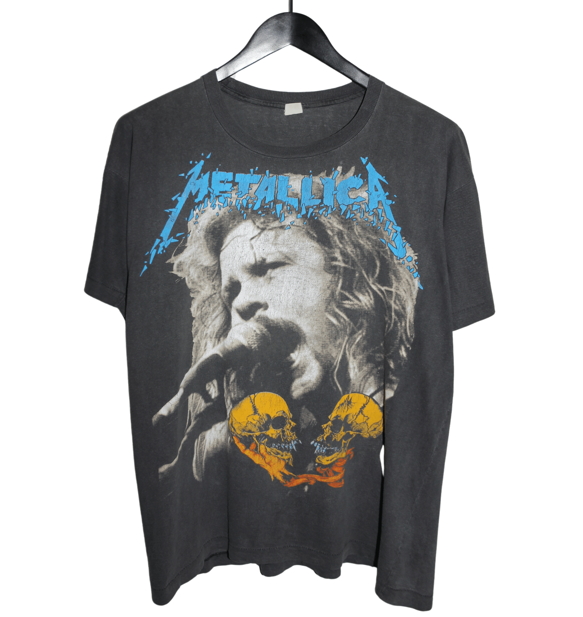 Metallica 1993 Nowhere Else To Roam Sad But True Tour Shirt - Faded AU