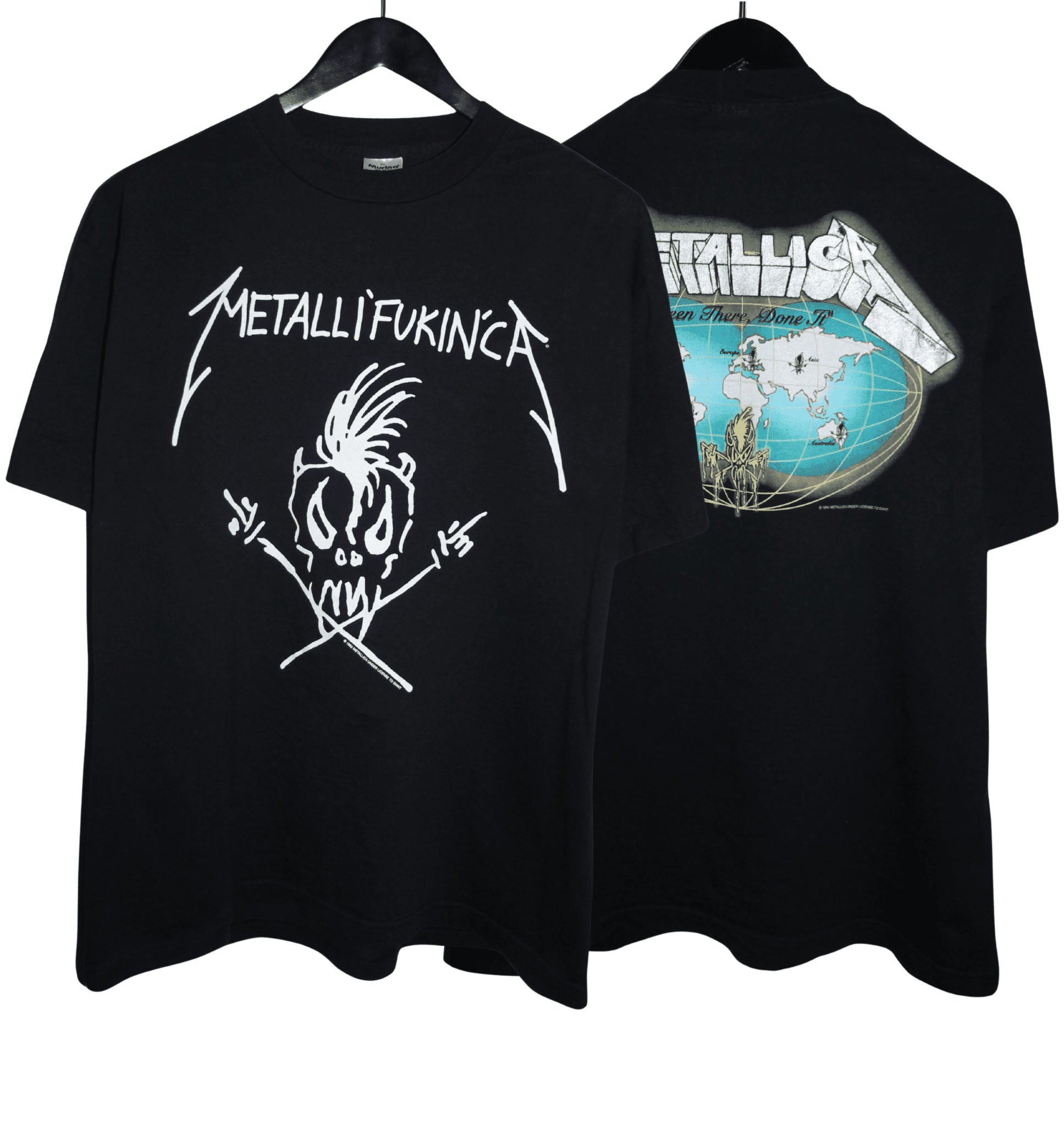 Metallica 1994 Been There Done It Tour Shirt - Faded AU