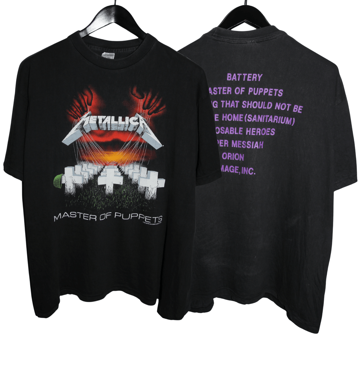 Metallica 1994 Master of Puppets Shirt - Faded AU