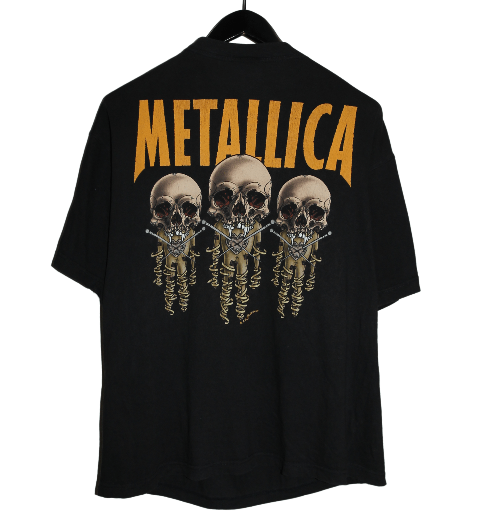 Metallica 1997 Pushead Fixxxer Shirt - Faded AU