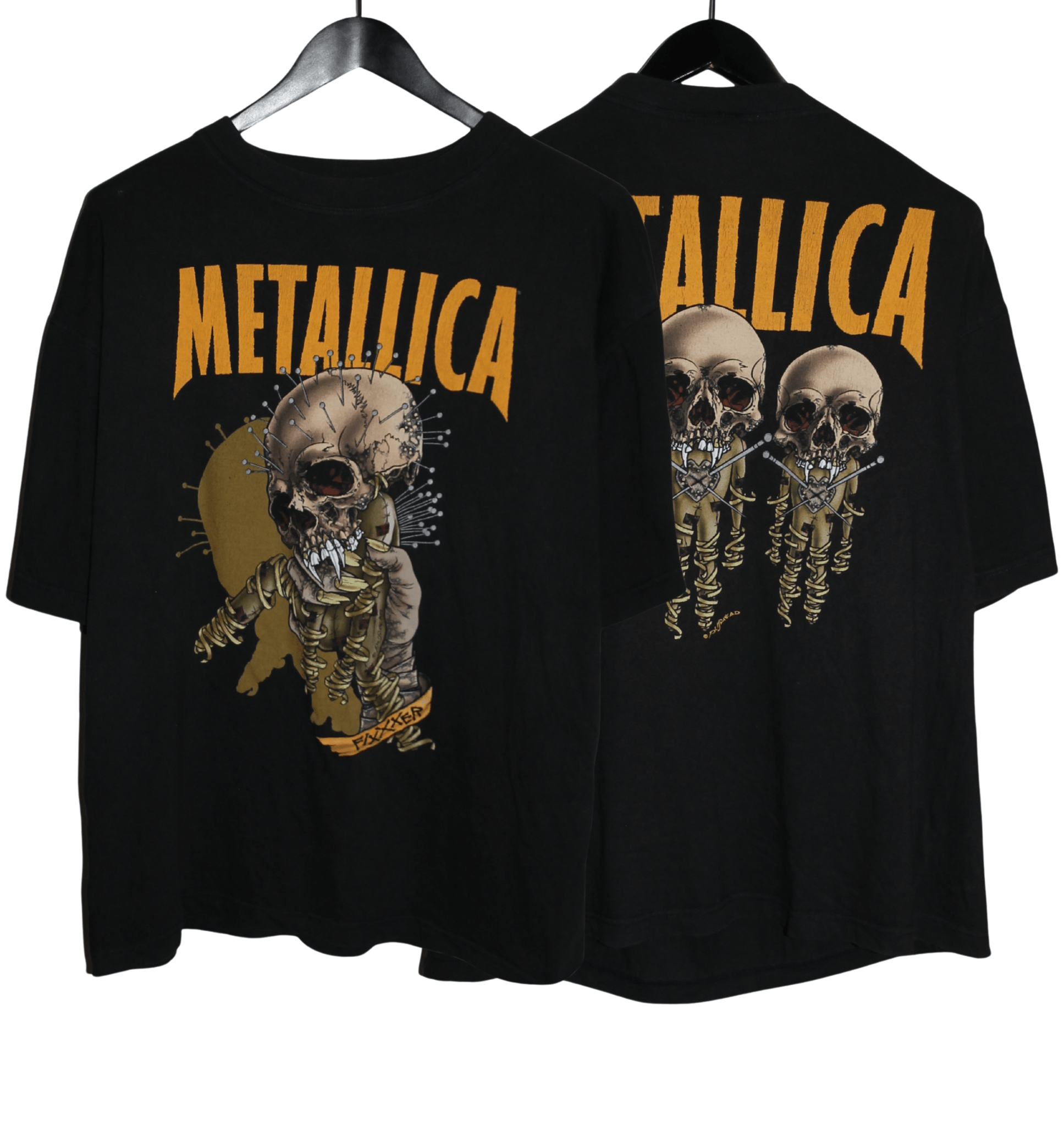 Metallica 1997 Pushead Fixxxer Shirt - Faded AU