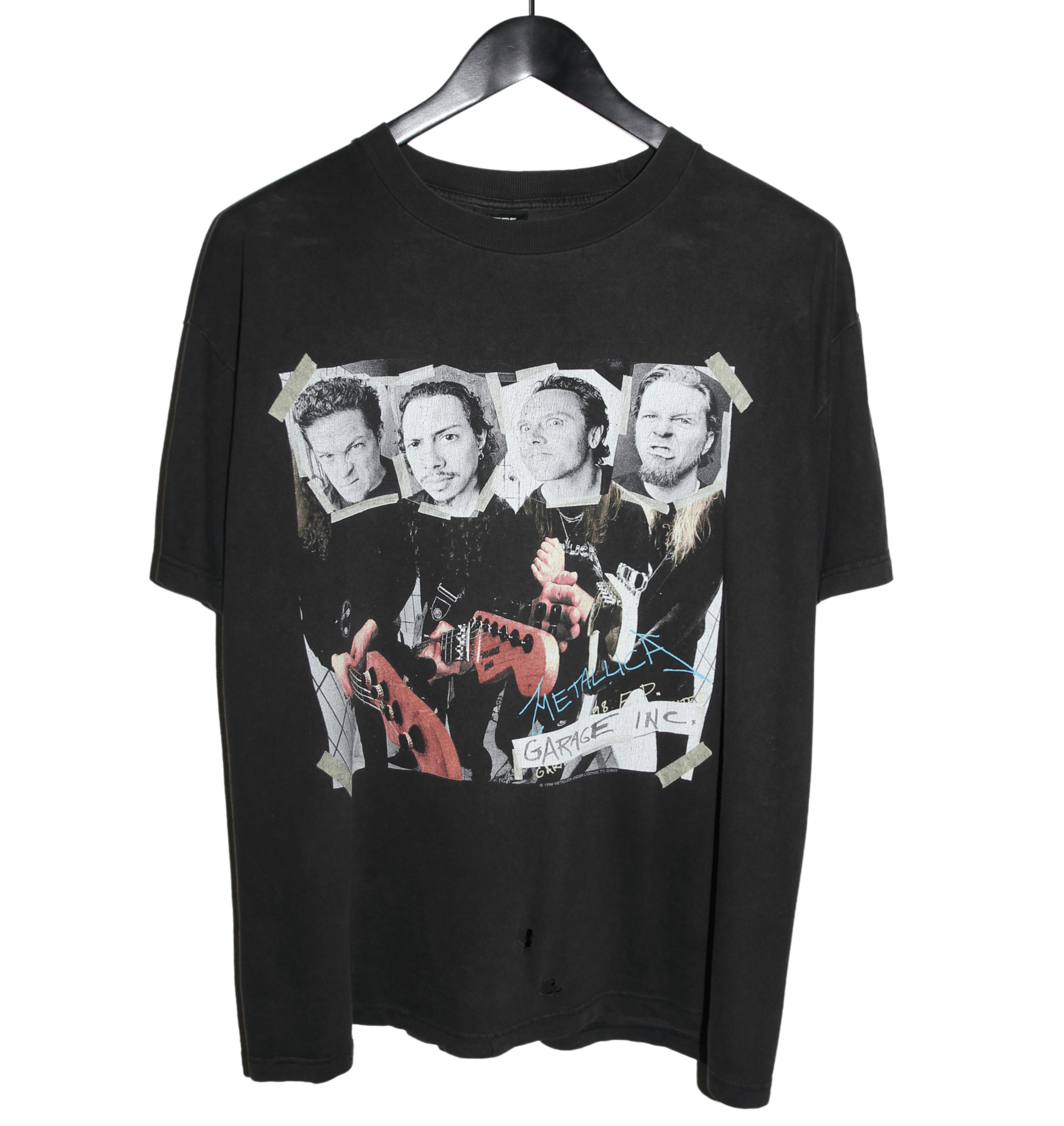 Metallica 1998 Garage Inc Shirt - Faded AU