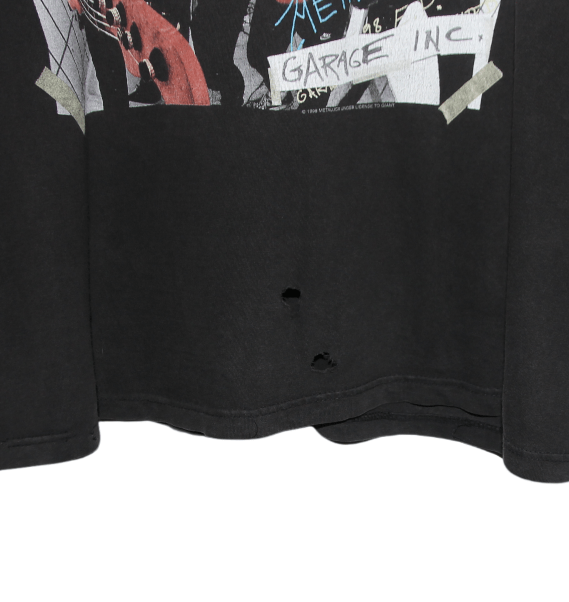Metallica 1998 Garage Inc Shirt - Faded AU