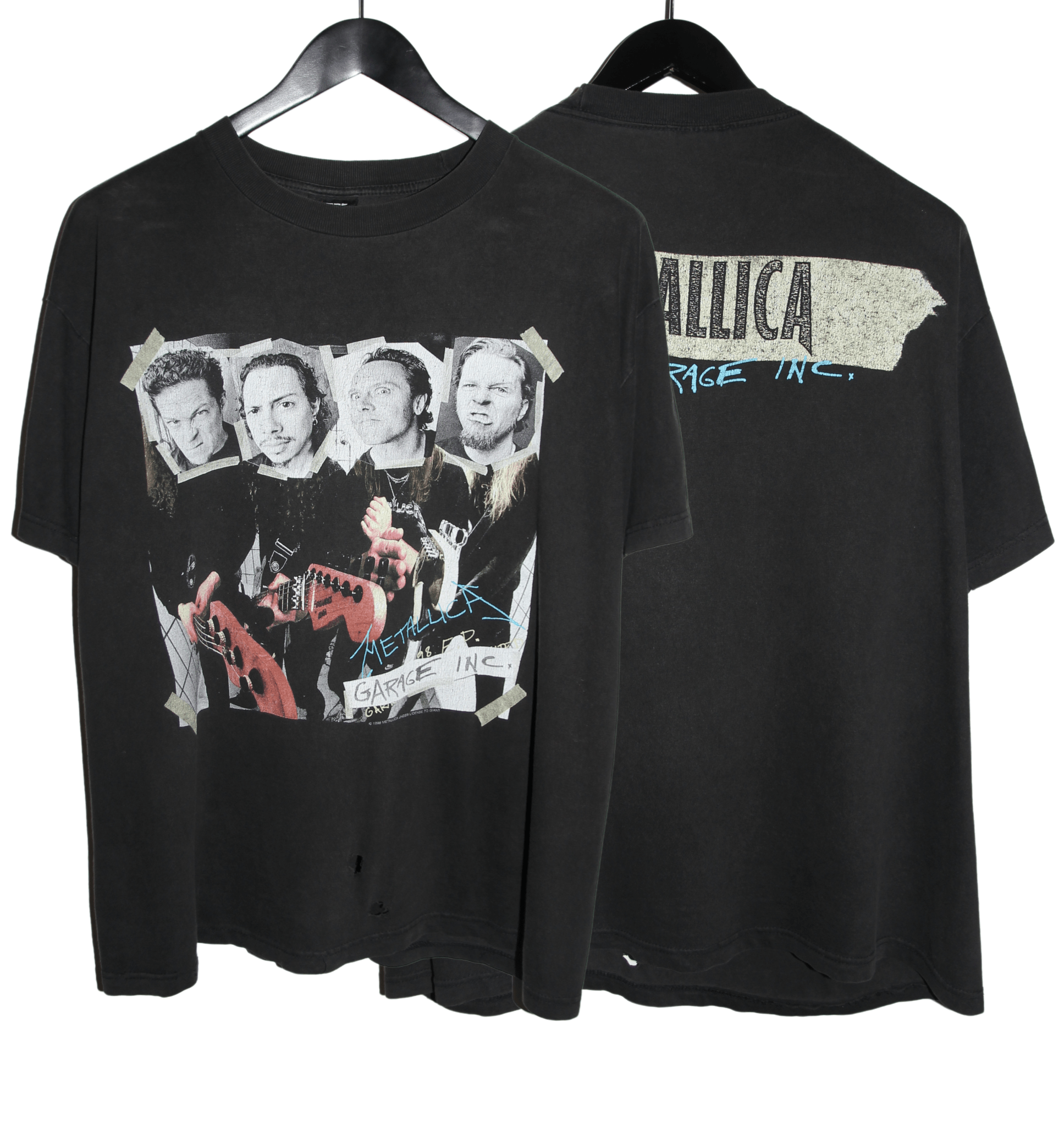 Metallica 1998 Garage Inc Shirt - Faded AU