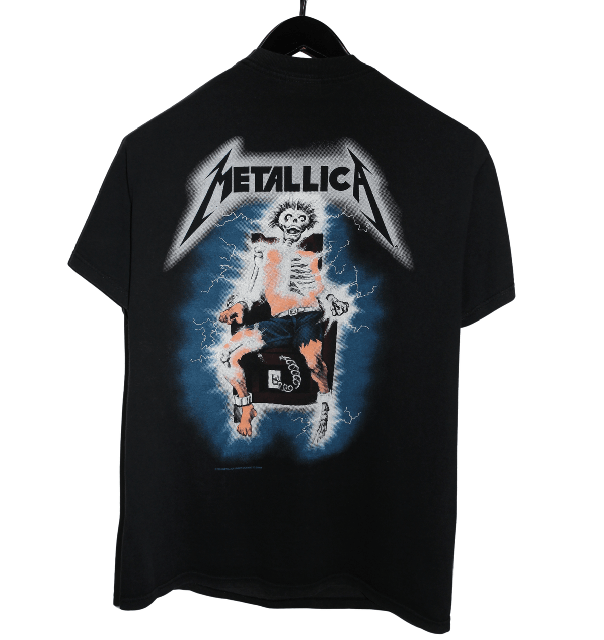 Metallica 1999 Ride The Lightning Shirt - Faded AU