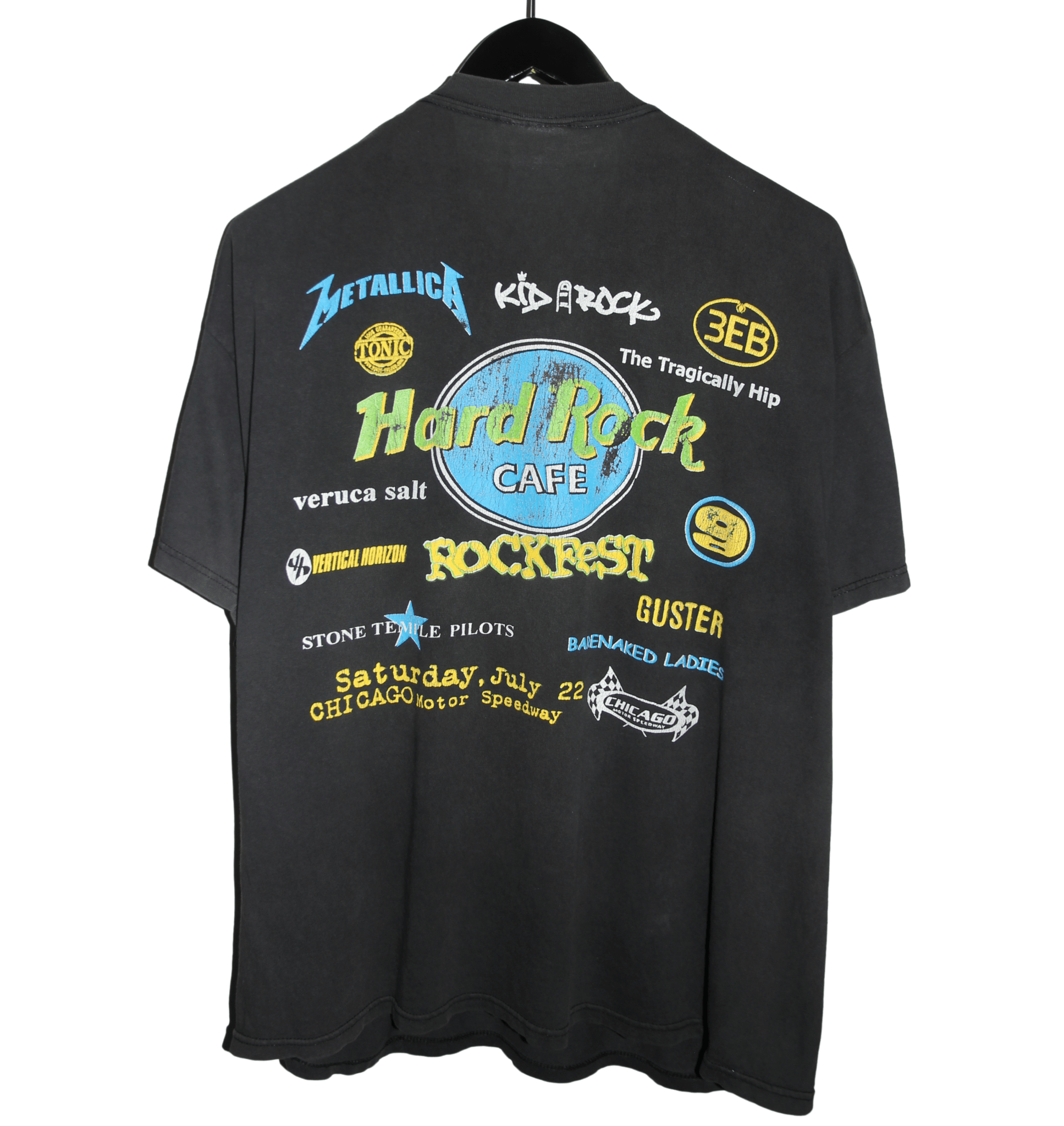 Metallica 2000 Hard Rock Rockfest Shirt - Faded AU