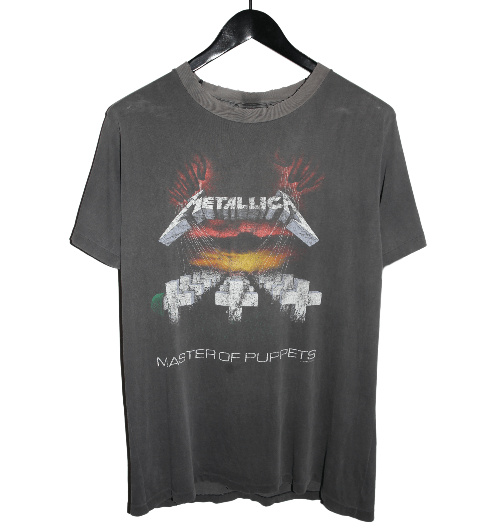 Metallica 90's Master of Puppets Album Shirt - Faded AU