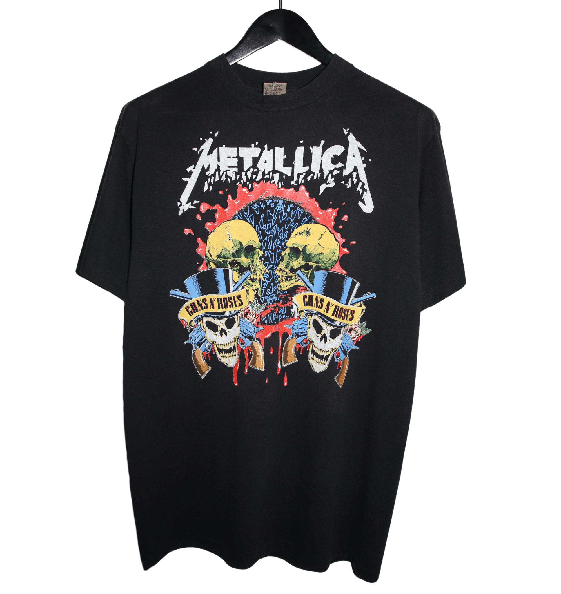 Metallica & Guns N' Roses 1992 Tour Shirt - Faded AU