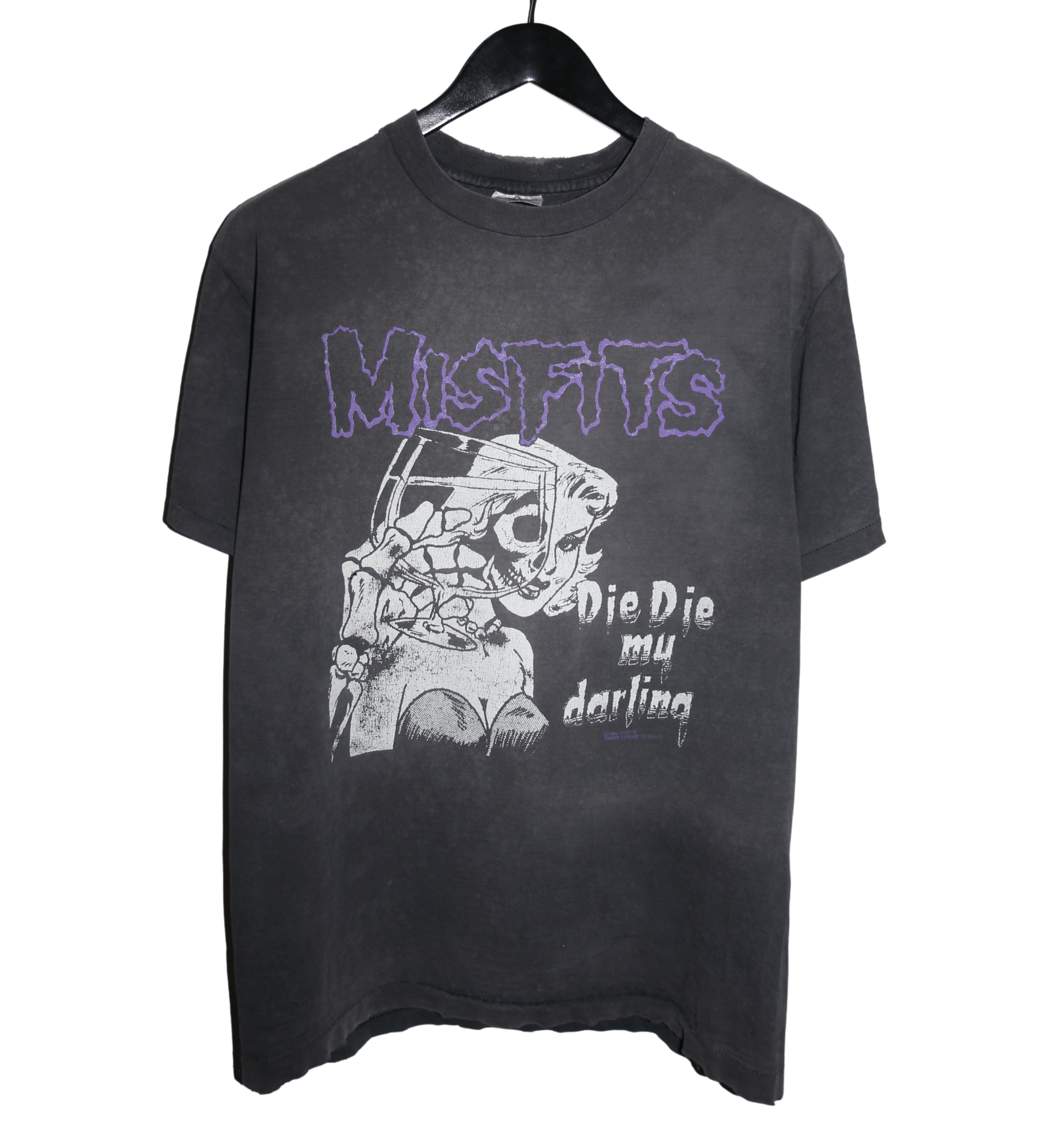 Misfits 1990 Die Die My Darling Shirt - Faded AU