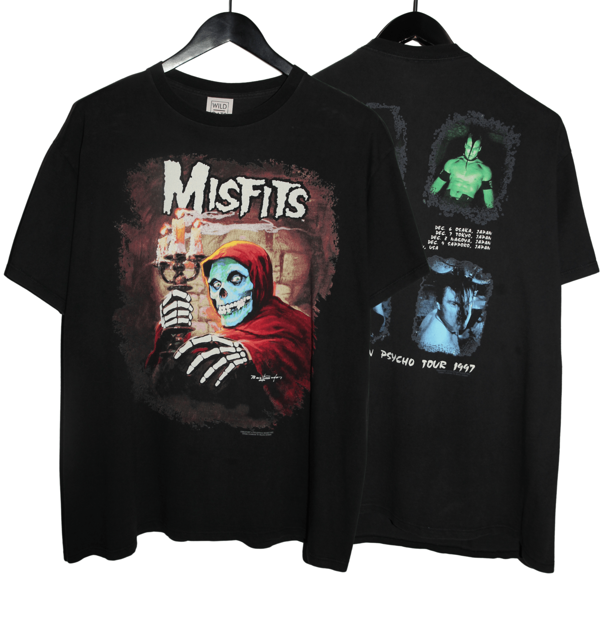 Misfits 1997 American Psycho Tour Shirt - Faded AU