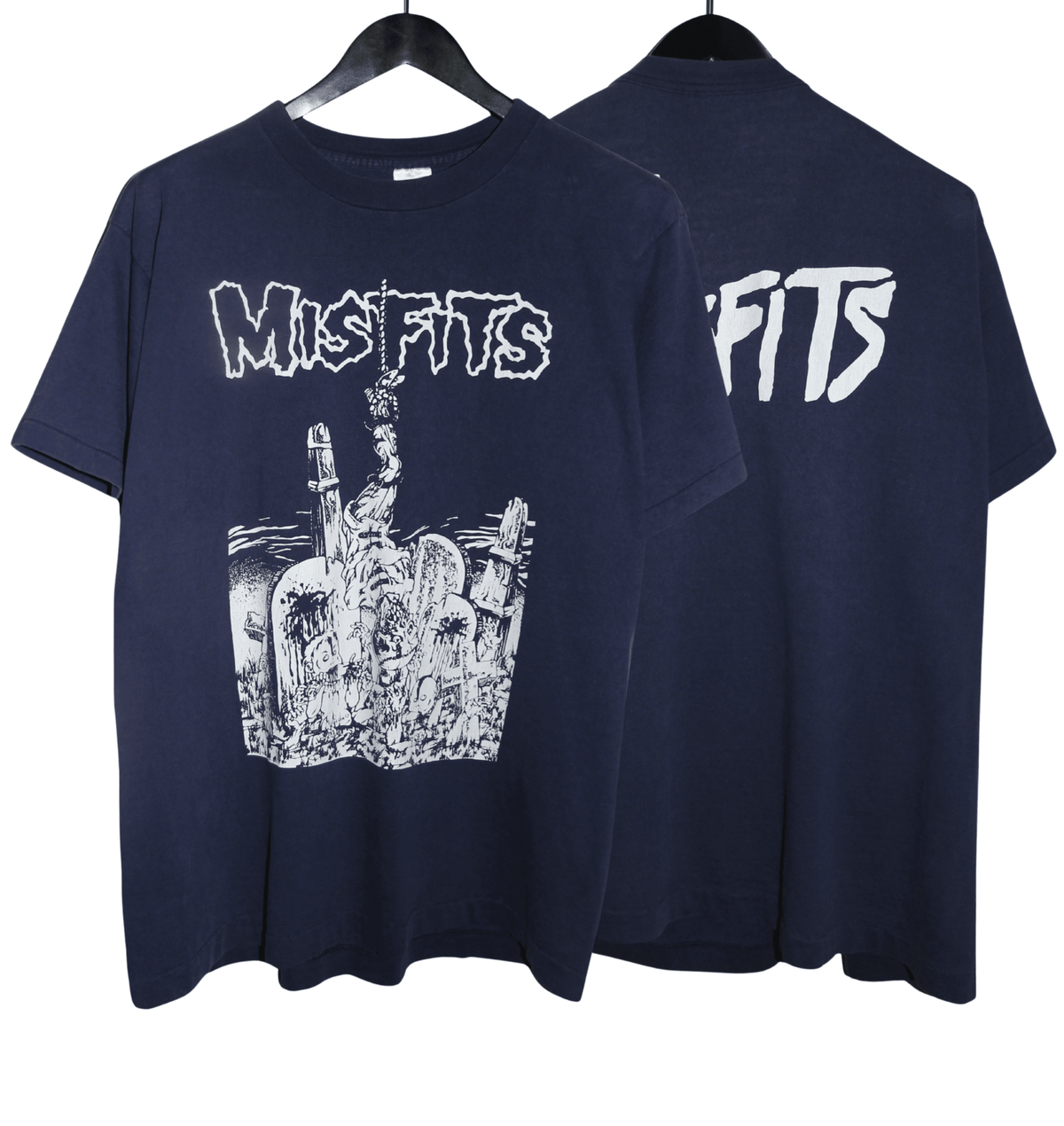 Misfits 90's Pushead Graveyard Shirt - Faded AU