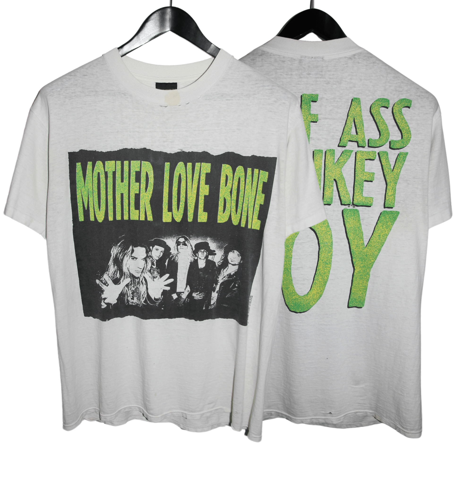Mother Love Bone 1990 Half Ass Monkey Boy Shirt - Faded AU