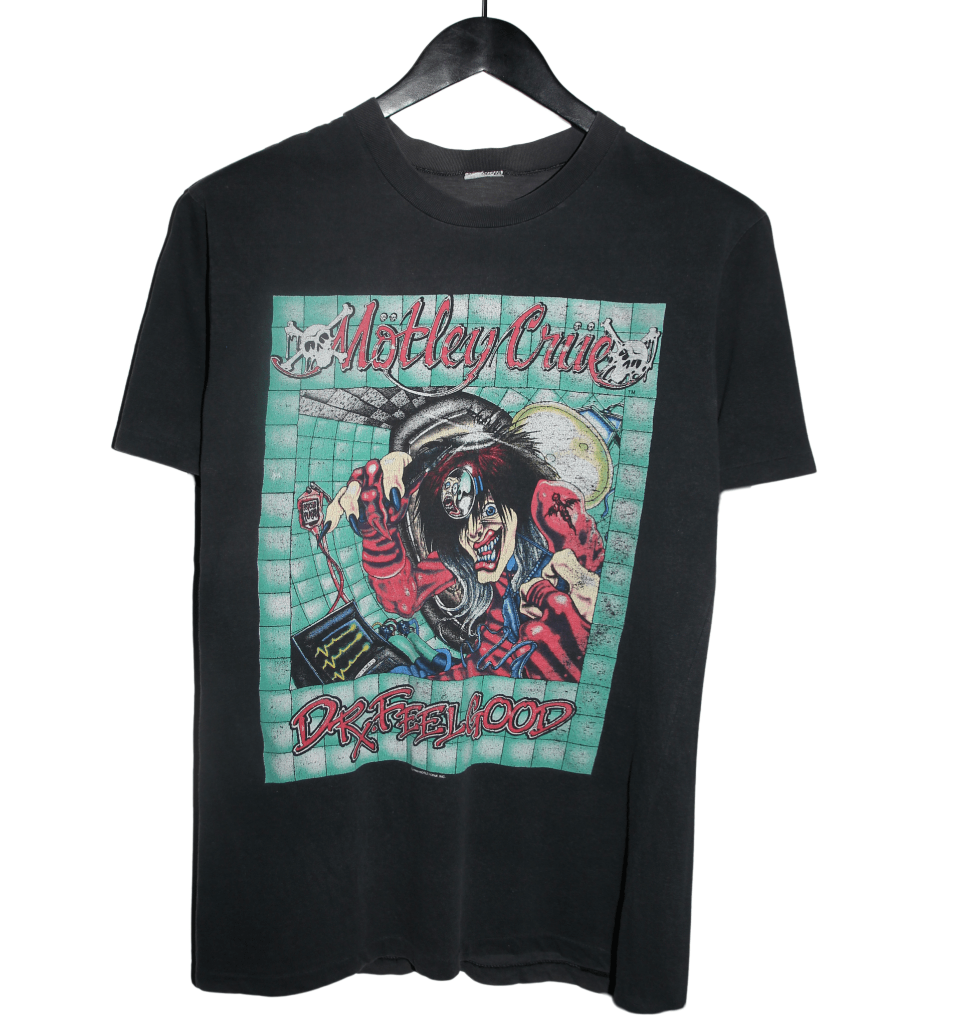 Motley Crue 1989 Dr. Feelgood Tour Shirt - Faded AU