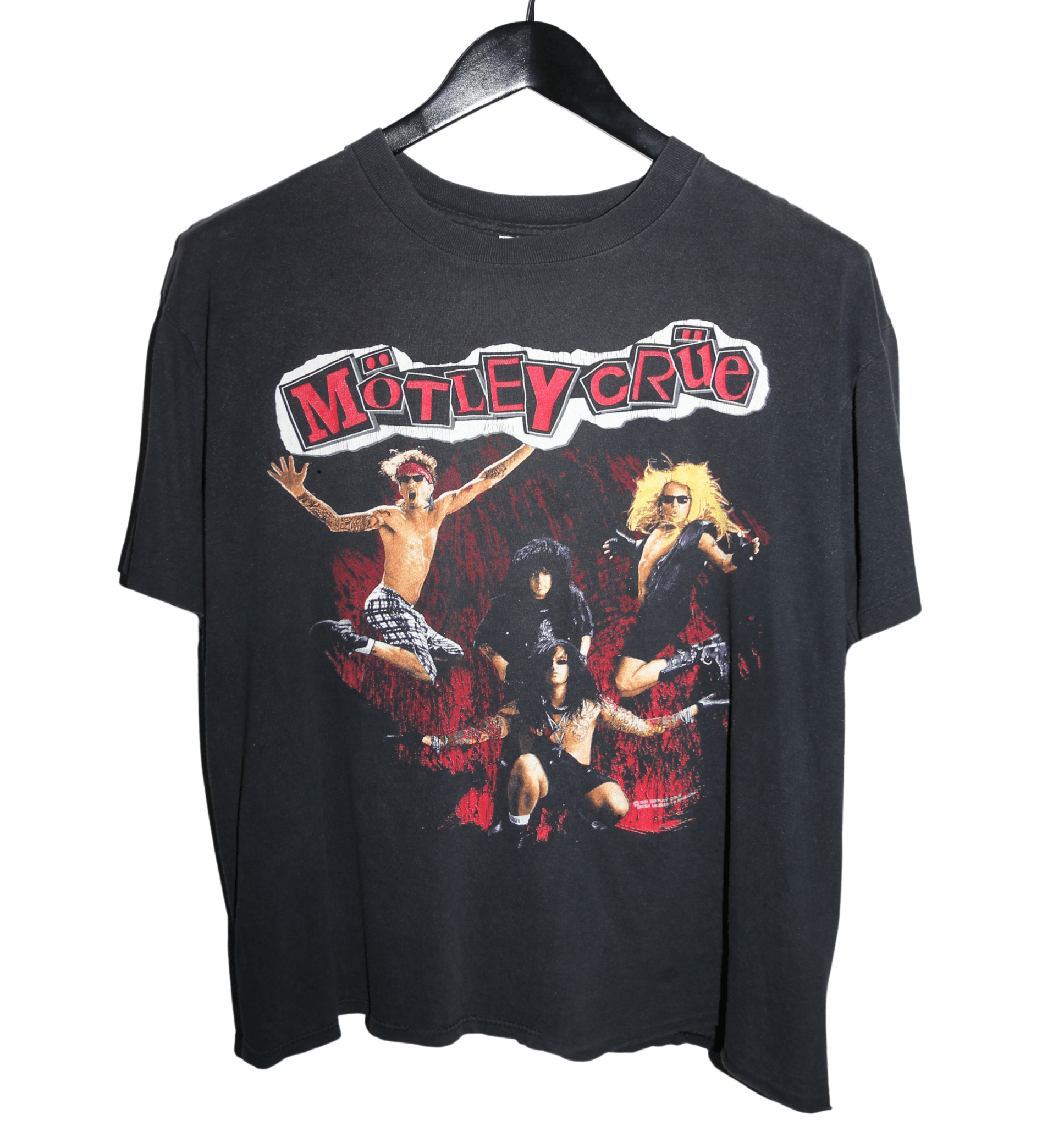 Motley Crue 1991 Decade of Decadence Shirt - Faded AU