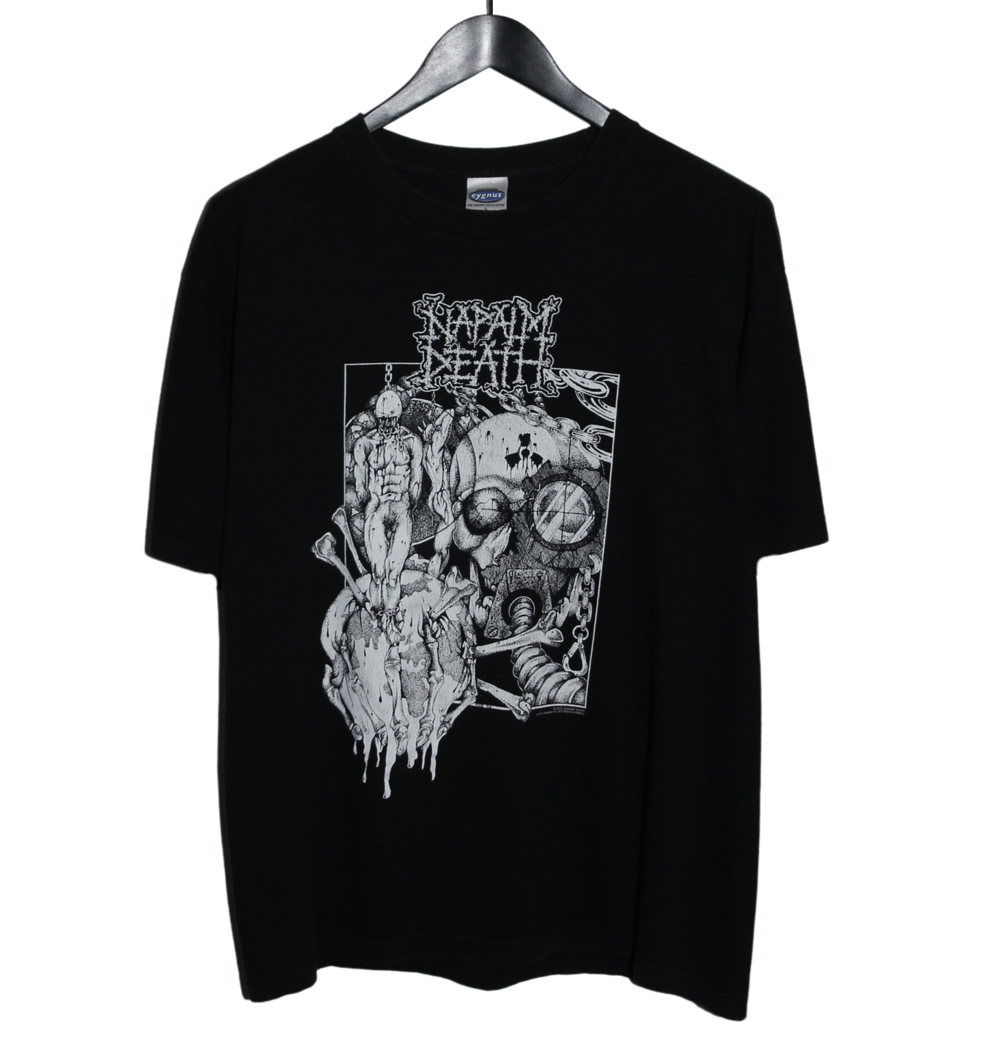 Napalm Death 2003 Noise for Music's Sake Album Shirt - Faded AU