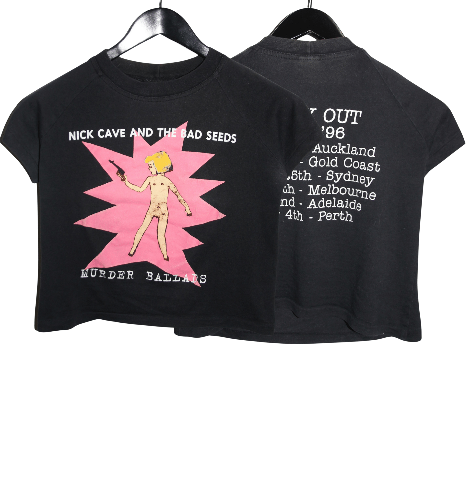 Nick Cave and the Bad Seeds 1996 Big Day Out Shirt - Faded AU