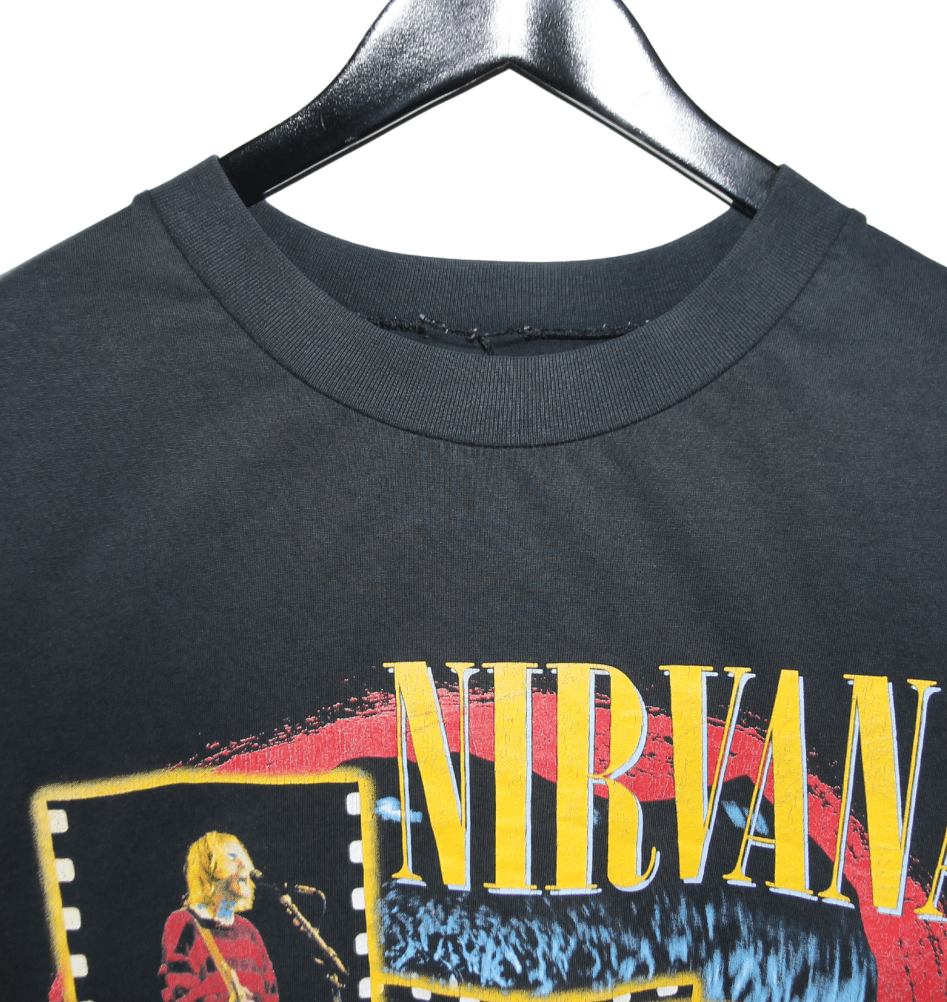 Nirvana 1997 Live in Concert Shirt - Faded AU