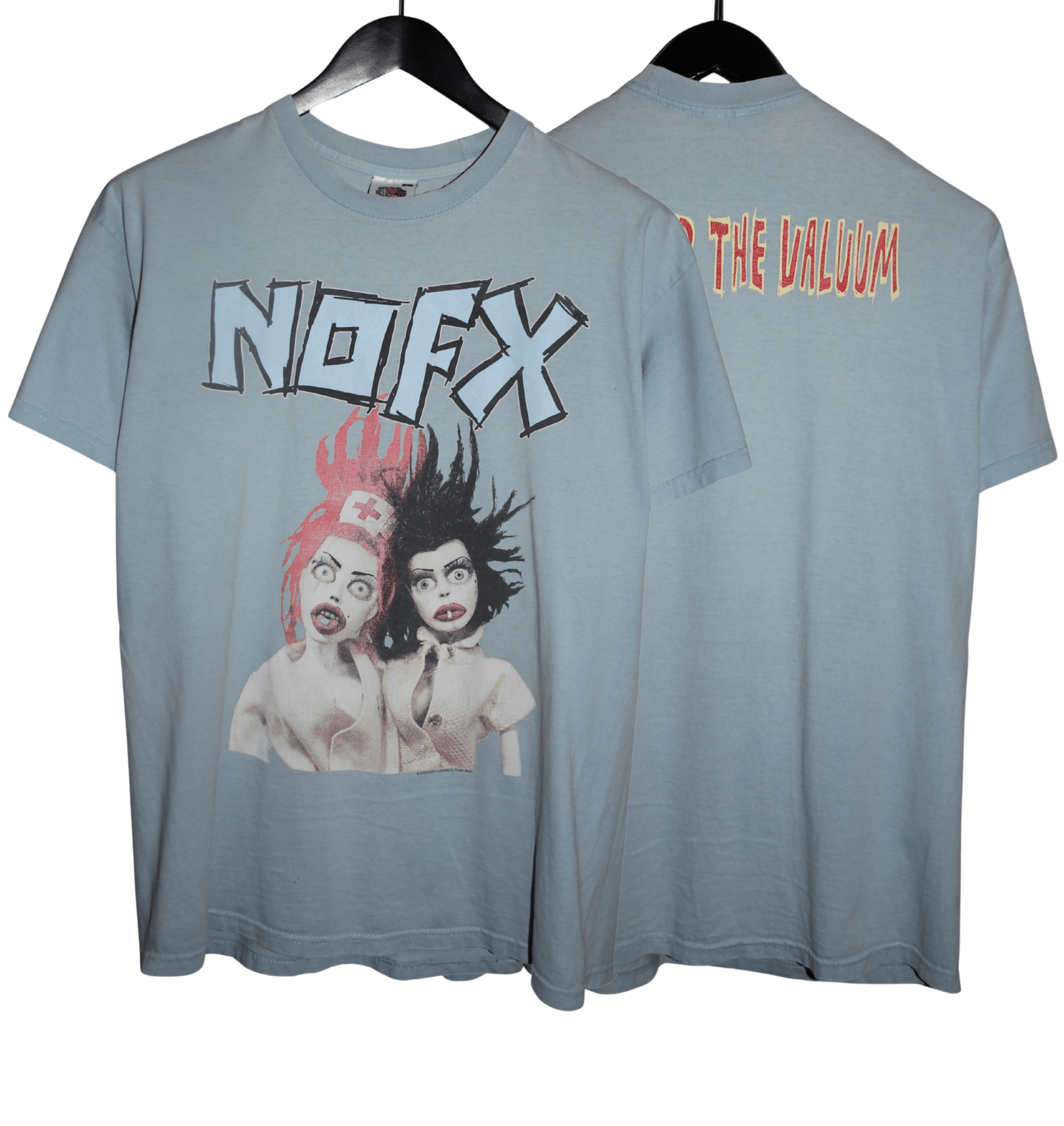 NOFX 2000 Pump Up The Valuum Album Shirt - Faded AU