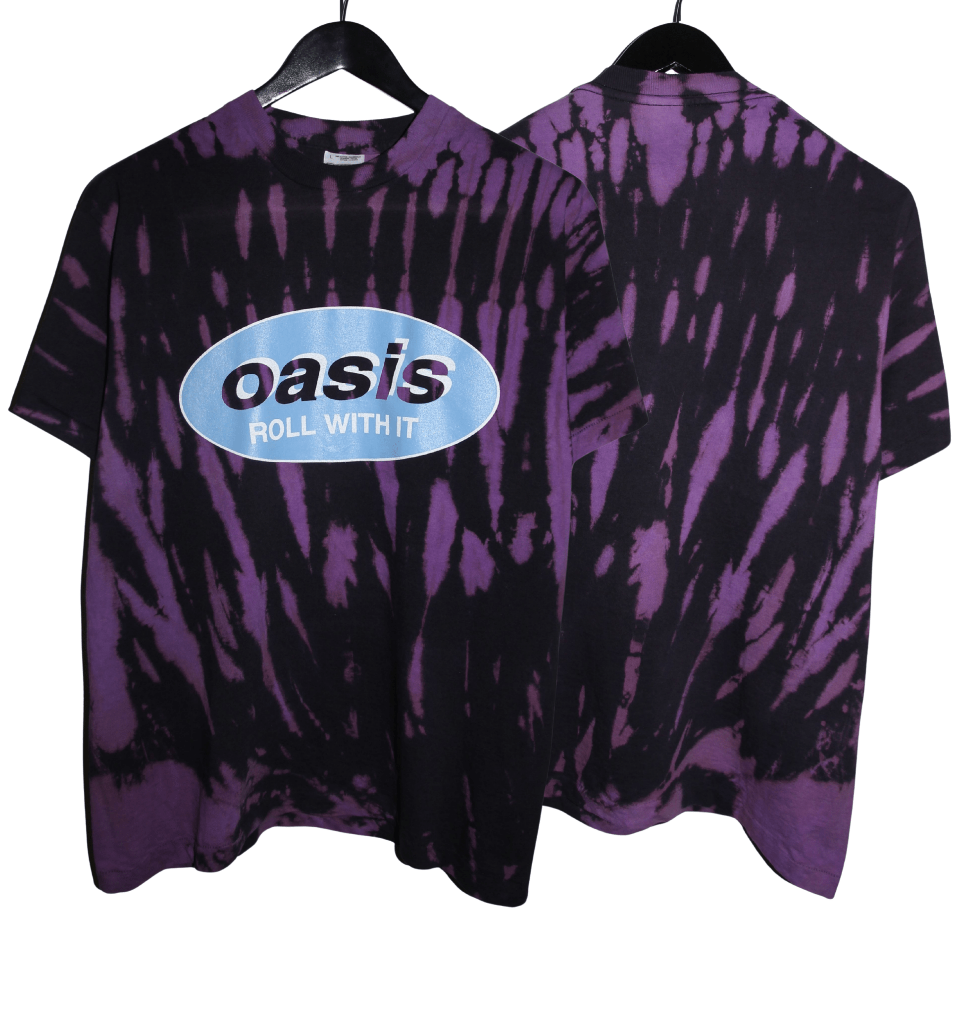 Oasis 1995 Roll With It Tie Dye Shirt - Faded AU