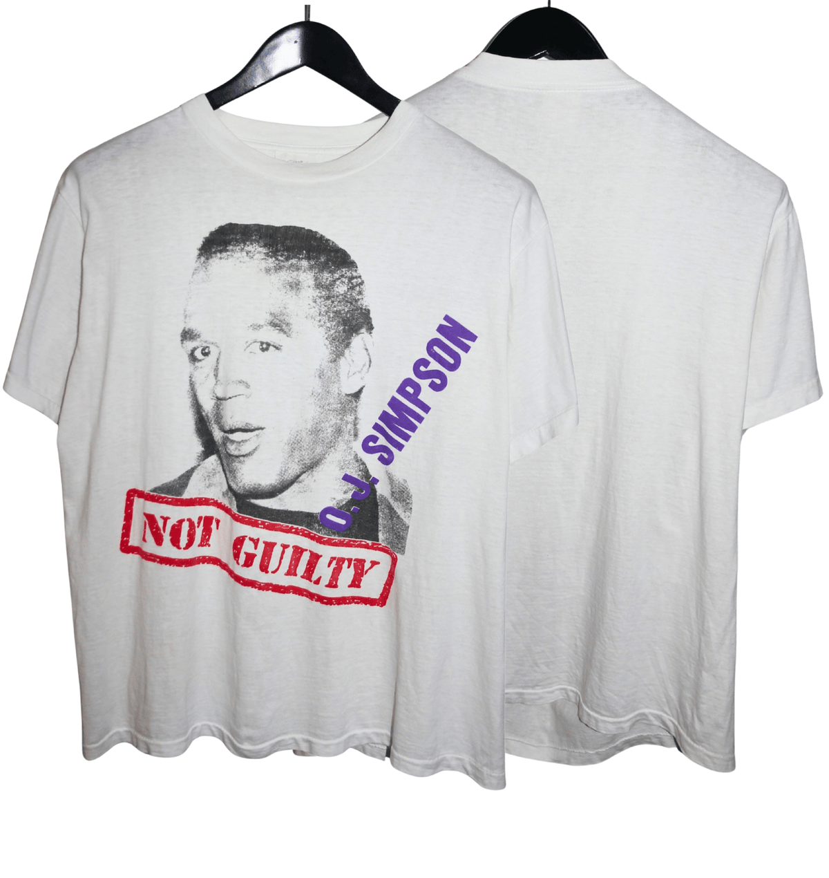 OJ Simpson 1994 Not Guilty Rap Tee - Faded AU