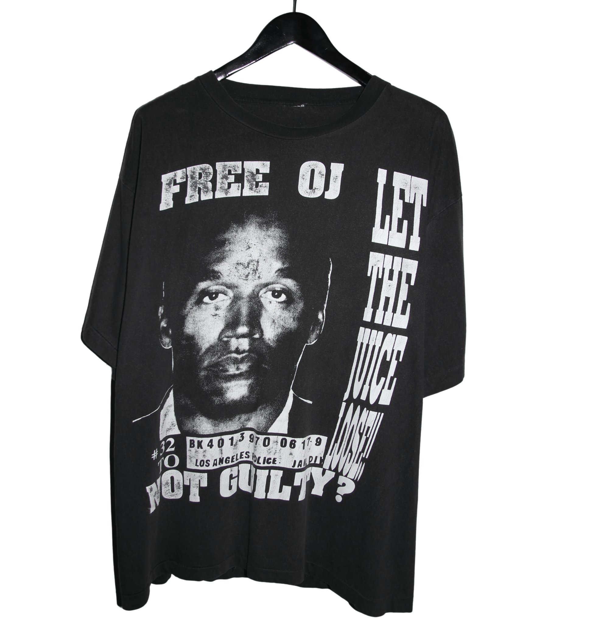 OJ Simpson 1994 Not Guilty Shirt - Faded AU